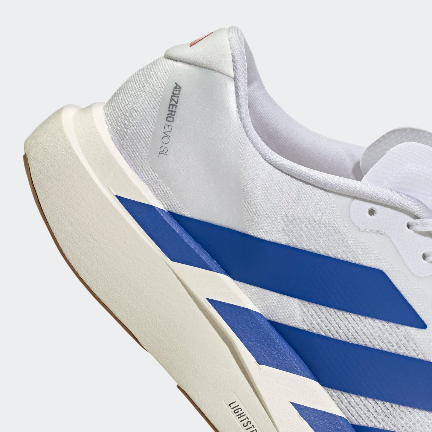 adidas Adizero Evo SL | Footwear White / Team Royal Blue / Pure Ruby | Mens