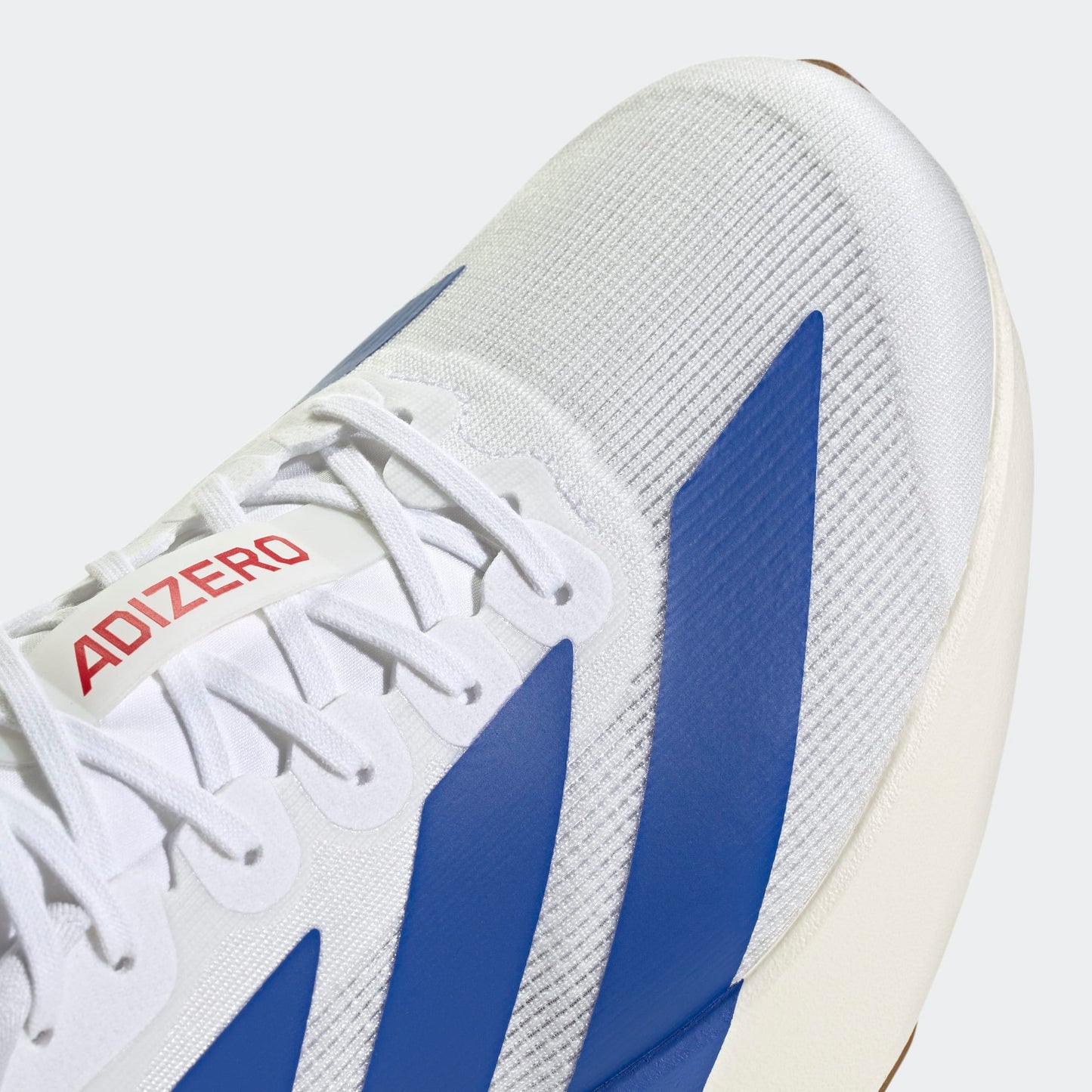 adidas Adizero Evo SL | Footwear White / Team Royal Blue / Pure Ruby | Mens