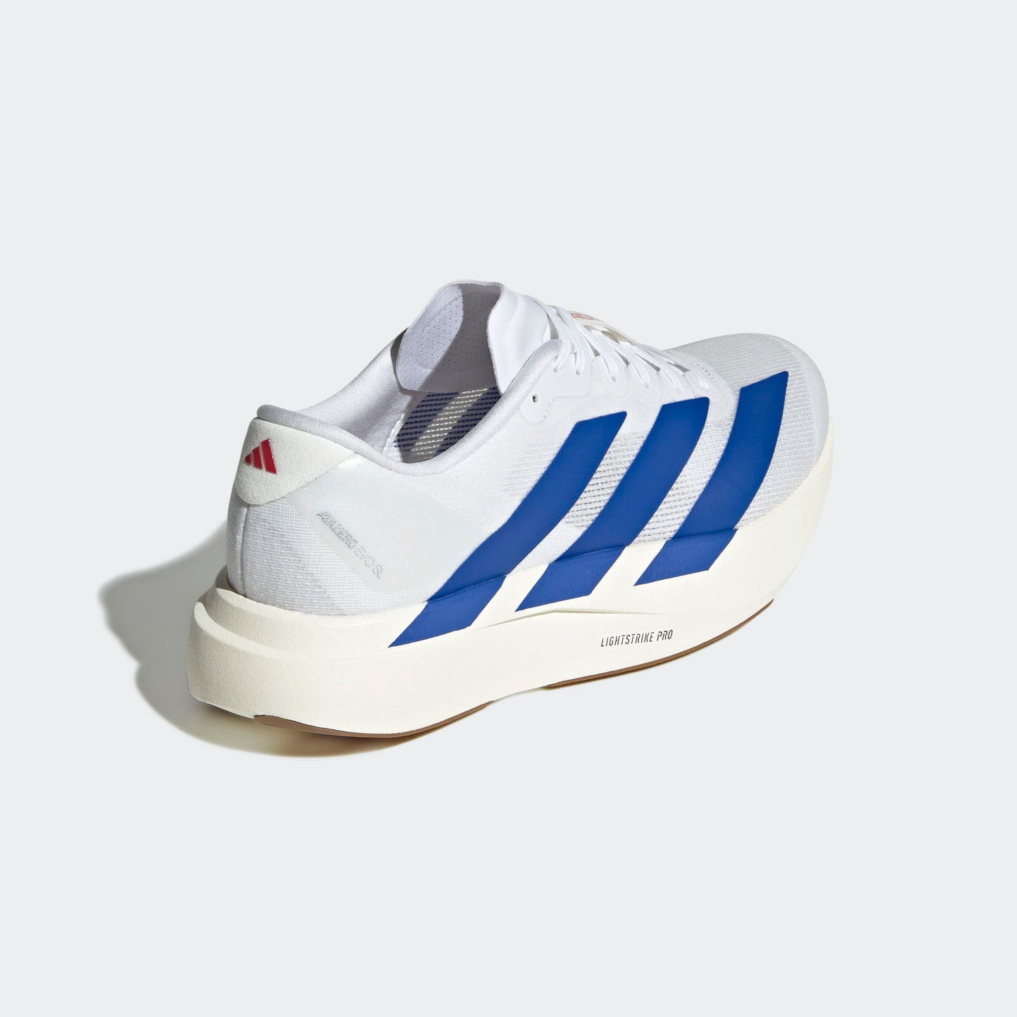 adidas Adizero Evo SL | Footwear White / Team Royal Blue / Pure Ruby | Mens