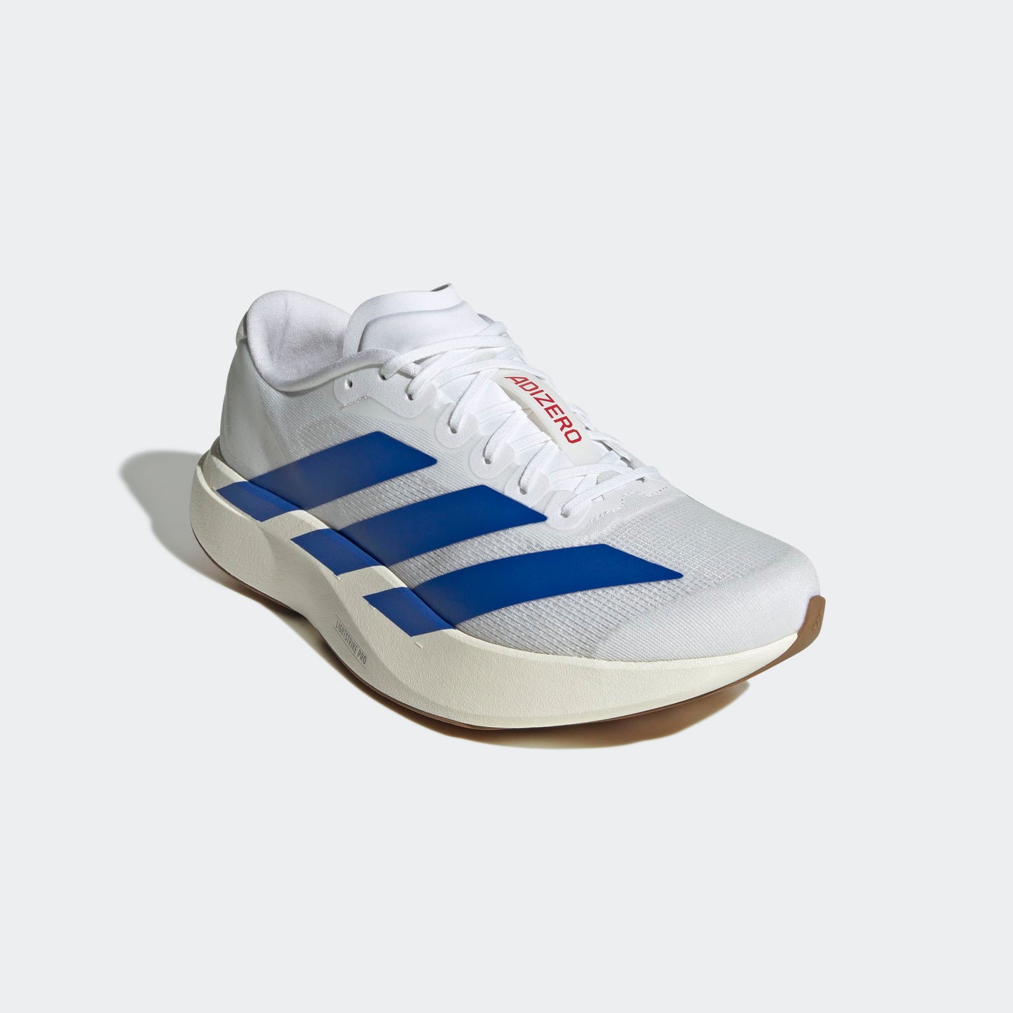 adidas Adizero Evo SL | Footwear White / Team Royal Blue / Pure Ruby | Mens