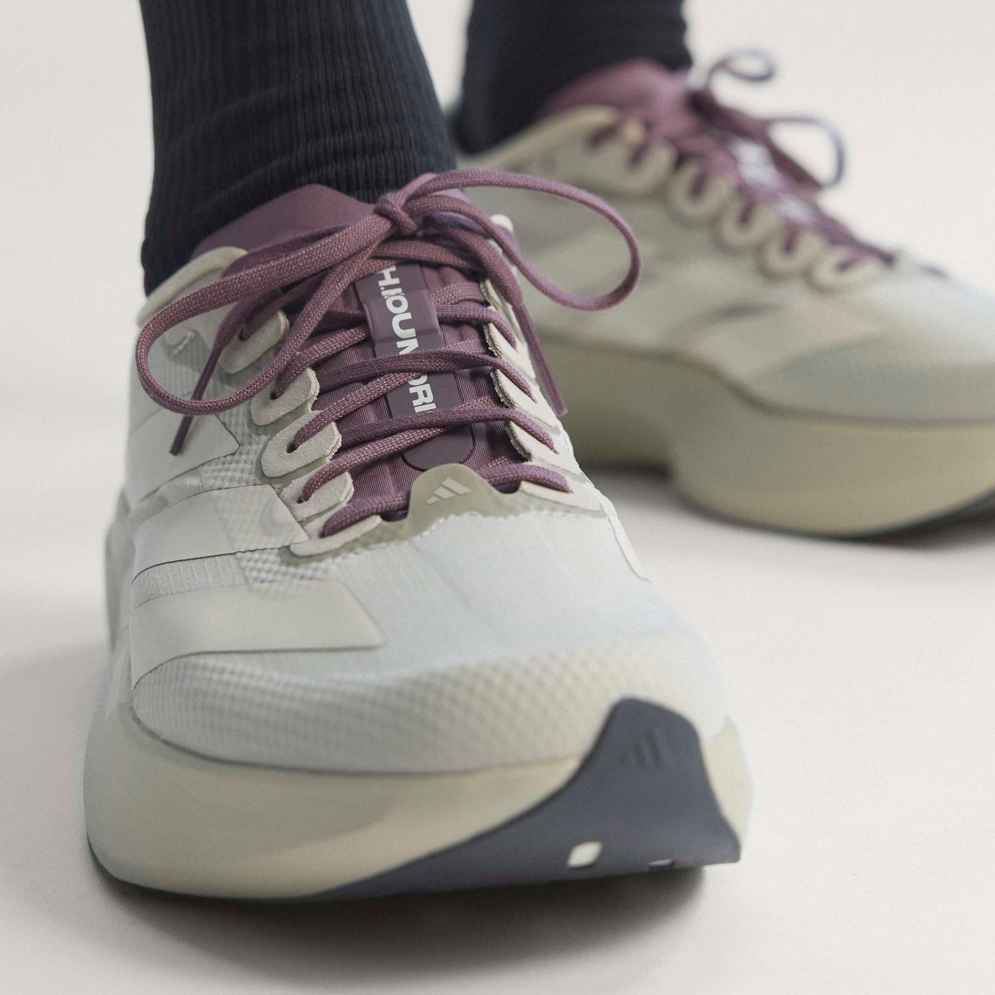 adidas Adizero Evo SL H.Koumori | Putty Grey / Alumina / Shadow Fig | Mens