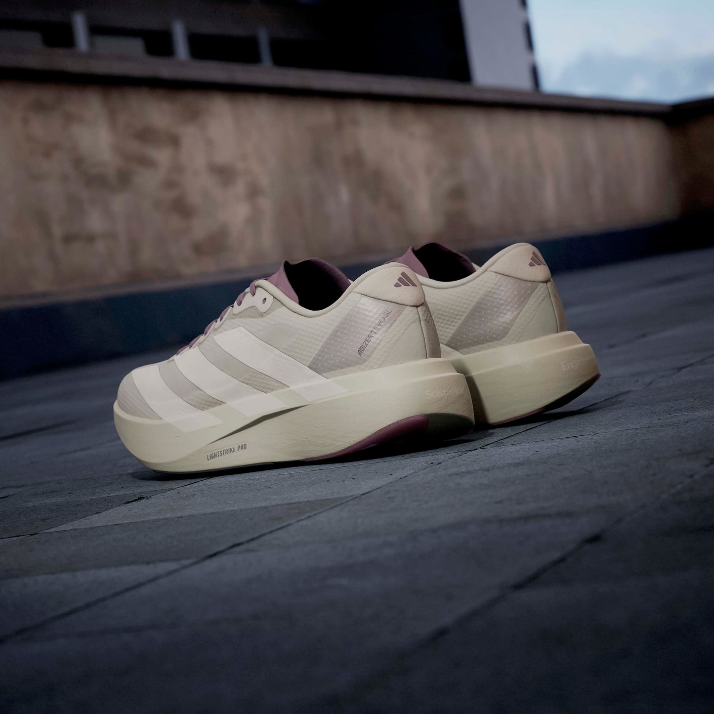 adidas Adizero Evo SL H.Koumori | Putty Grey / Alumina / Shadow Fig | Womens