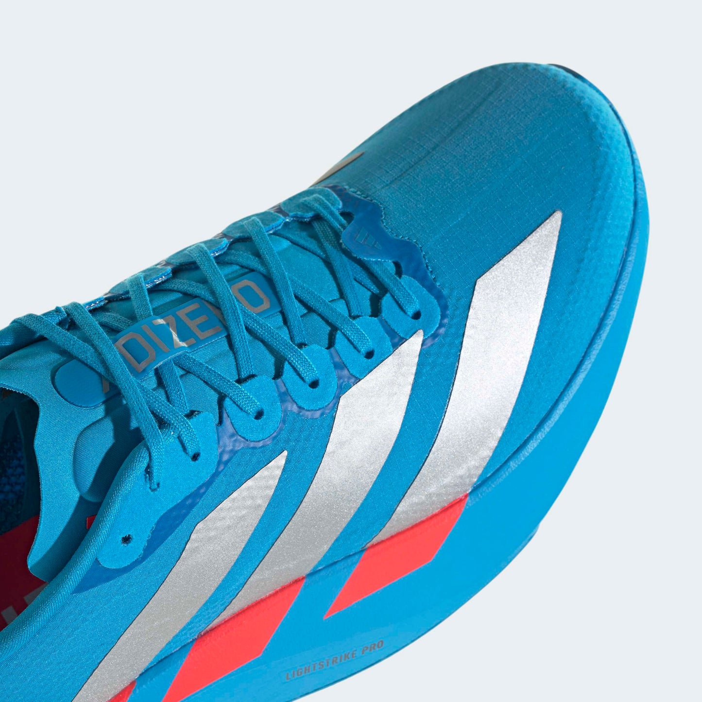 adidas Adizero Evo SL | Solar Blue / Silver Metallic / Lucid Red | Mens