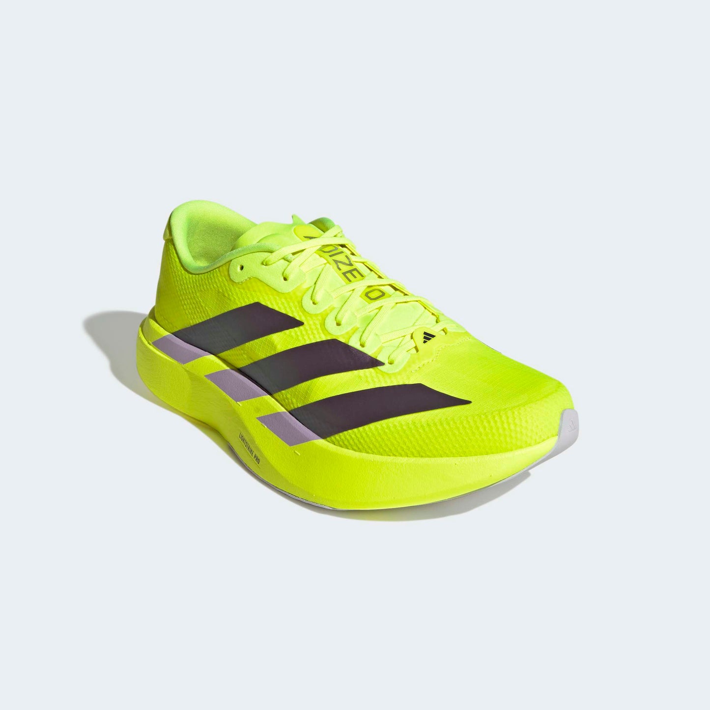 adidas Adizero Evo SL Woven | Solar Yellow / Aurora Plum / Powder Plum | Mens