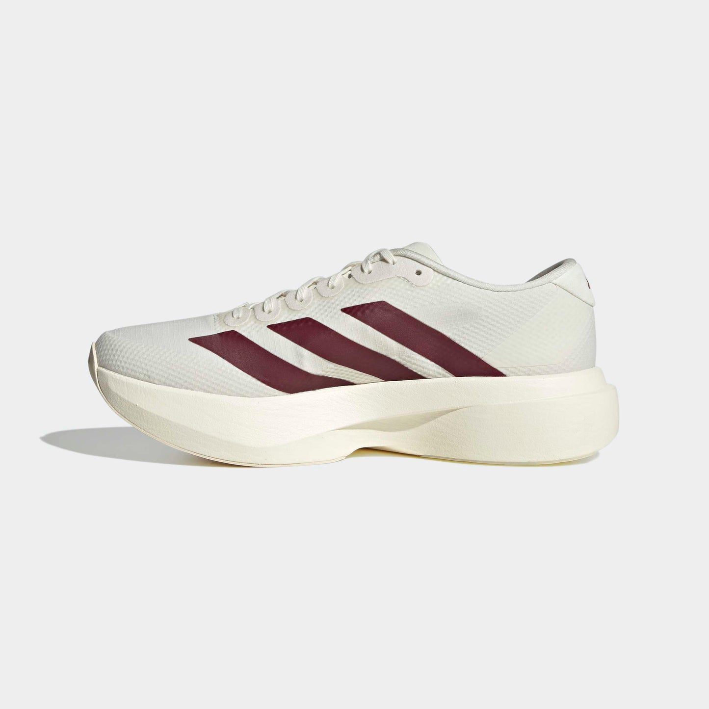 adidas Adizero Evo SL Woven | Off White / Maroon / Mystery Red | Mens