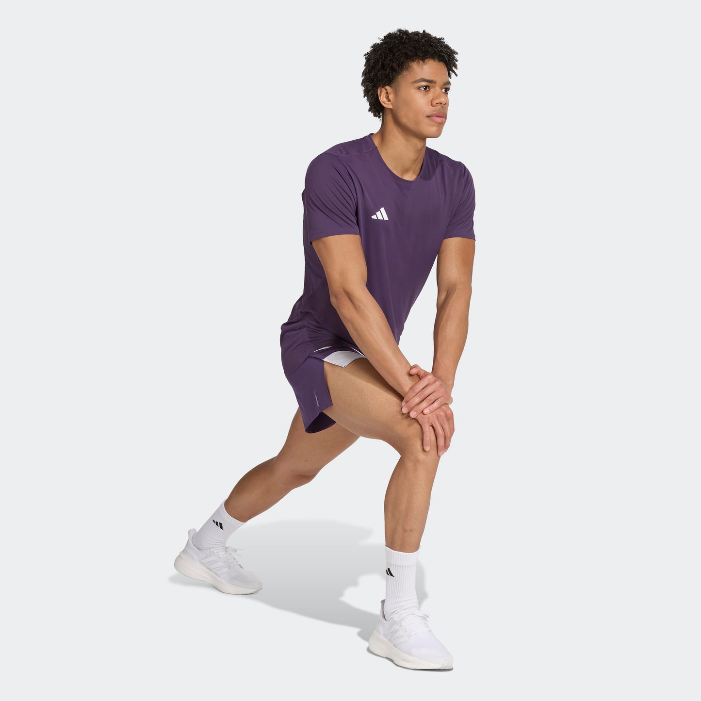 adidas Adizero NYC 3" Short | Aurora Plum | Mens