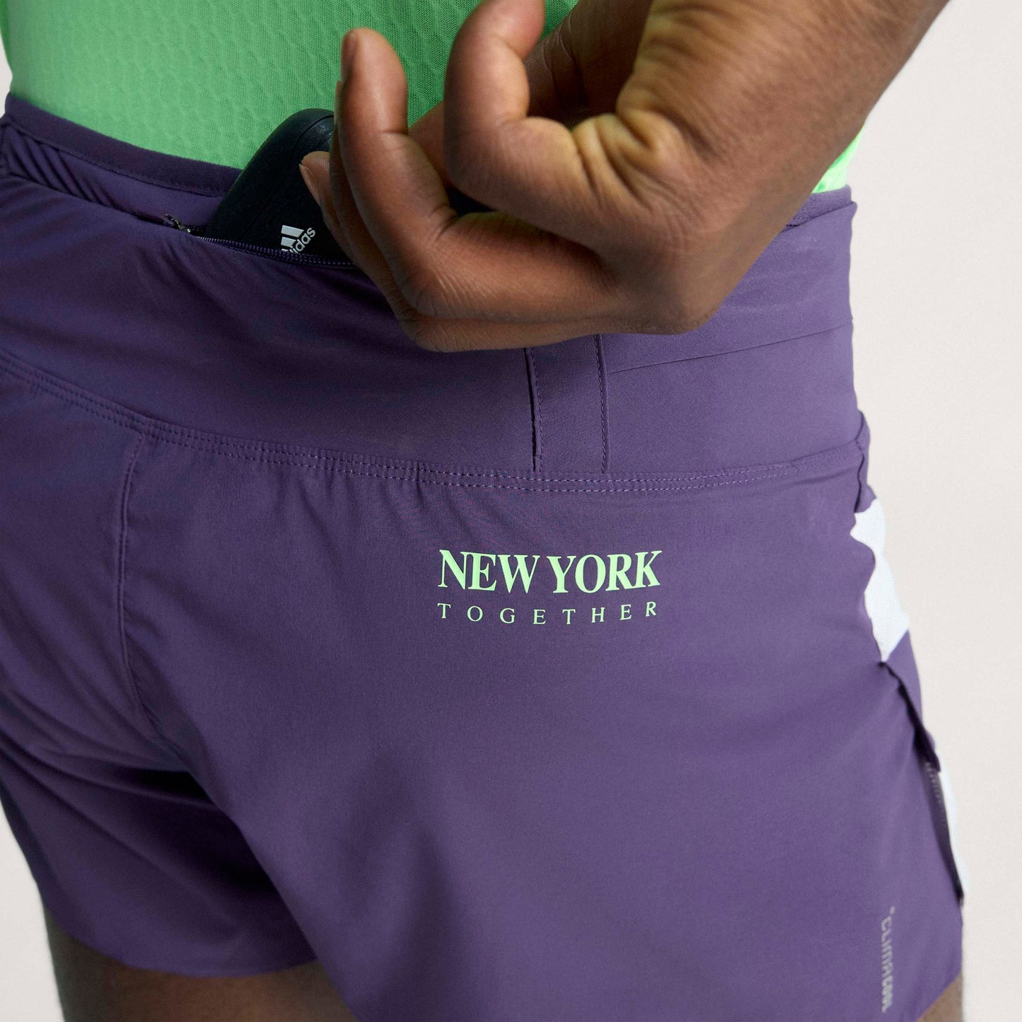 adidas Adizero NYC 3" Short | Aurora Plum | Mens