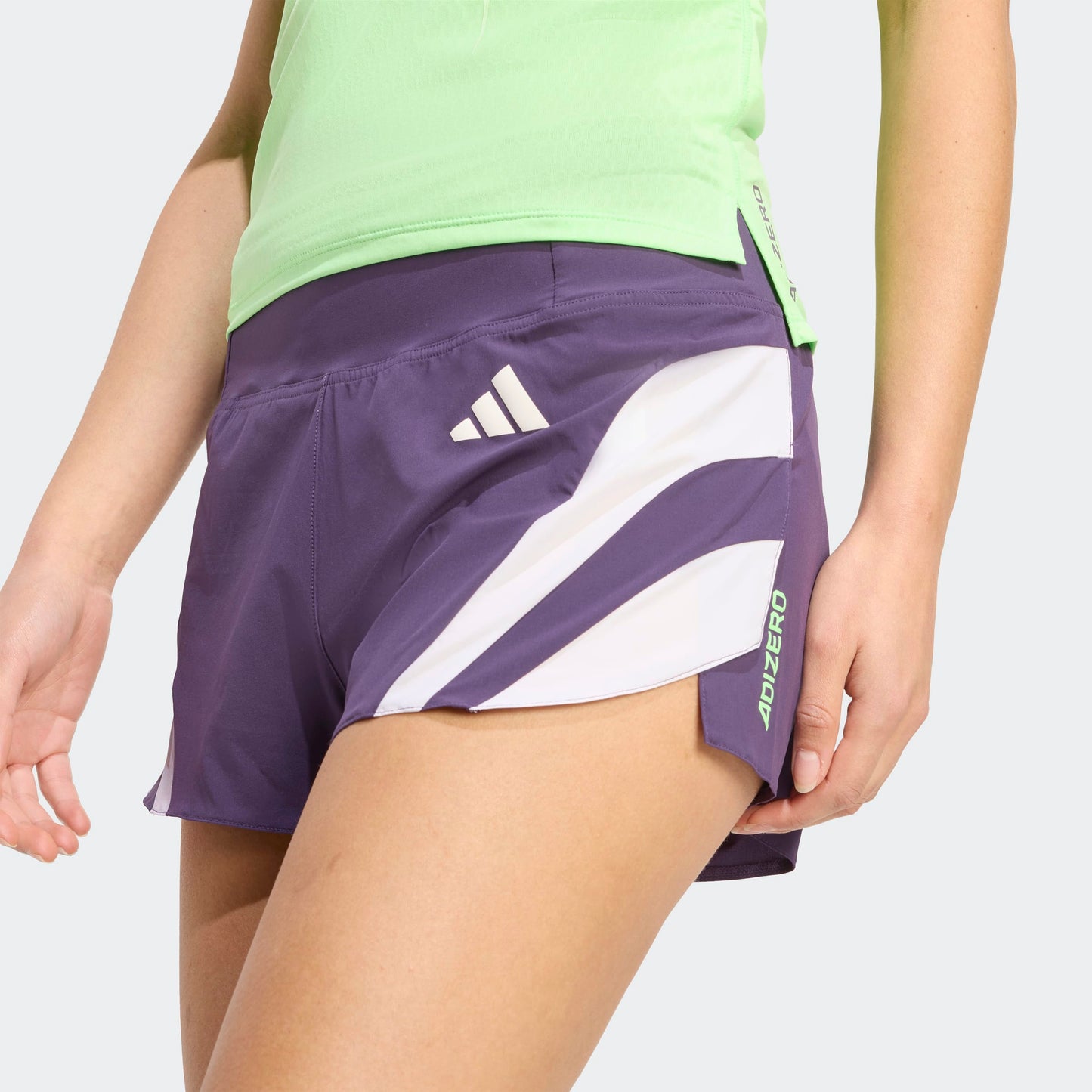 adidas Adizero NYC 3" Short | Aurora Plum | Womens