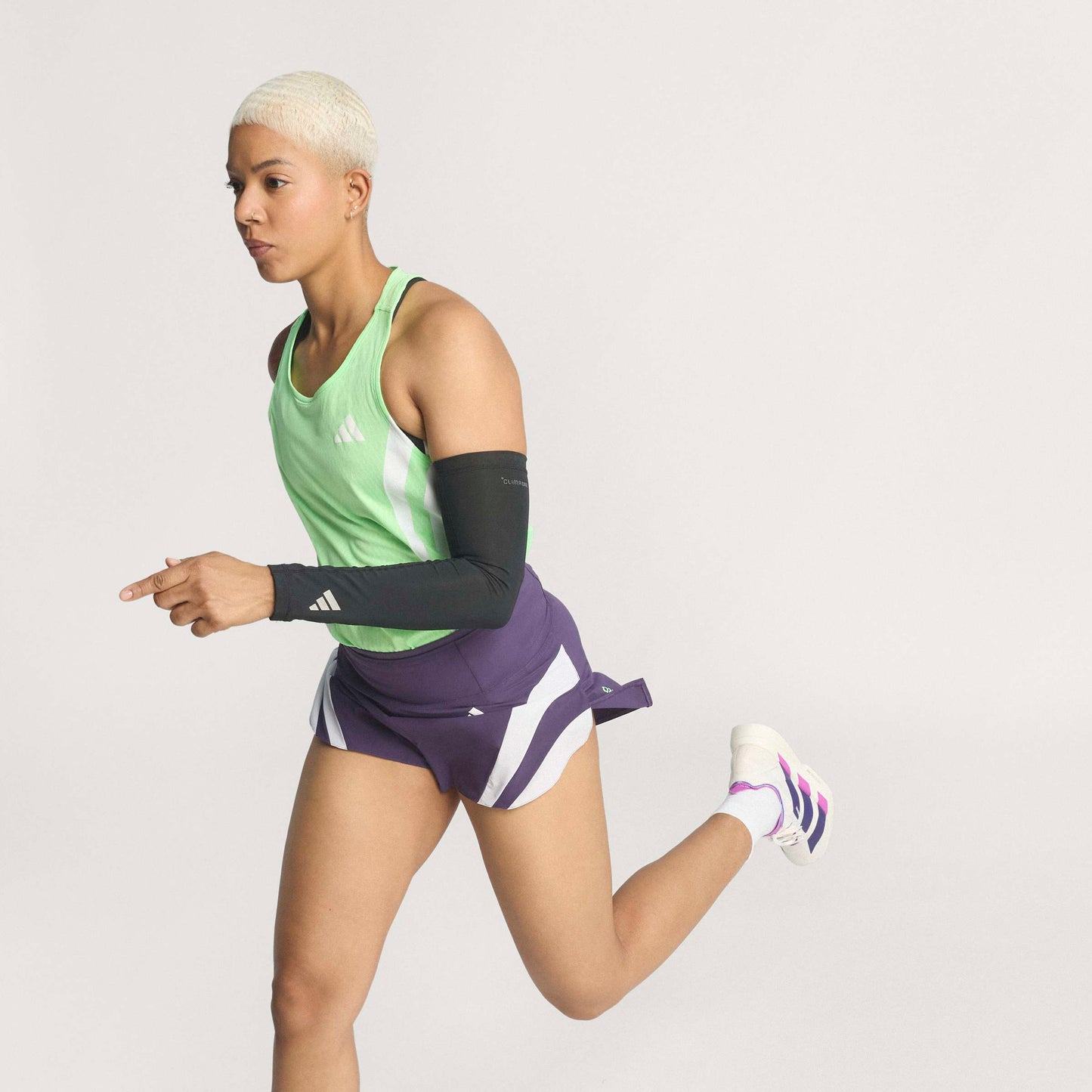 adidas Adizero NYC 3" Short | Aurora Plum | Womens