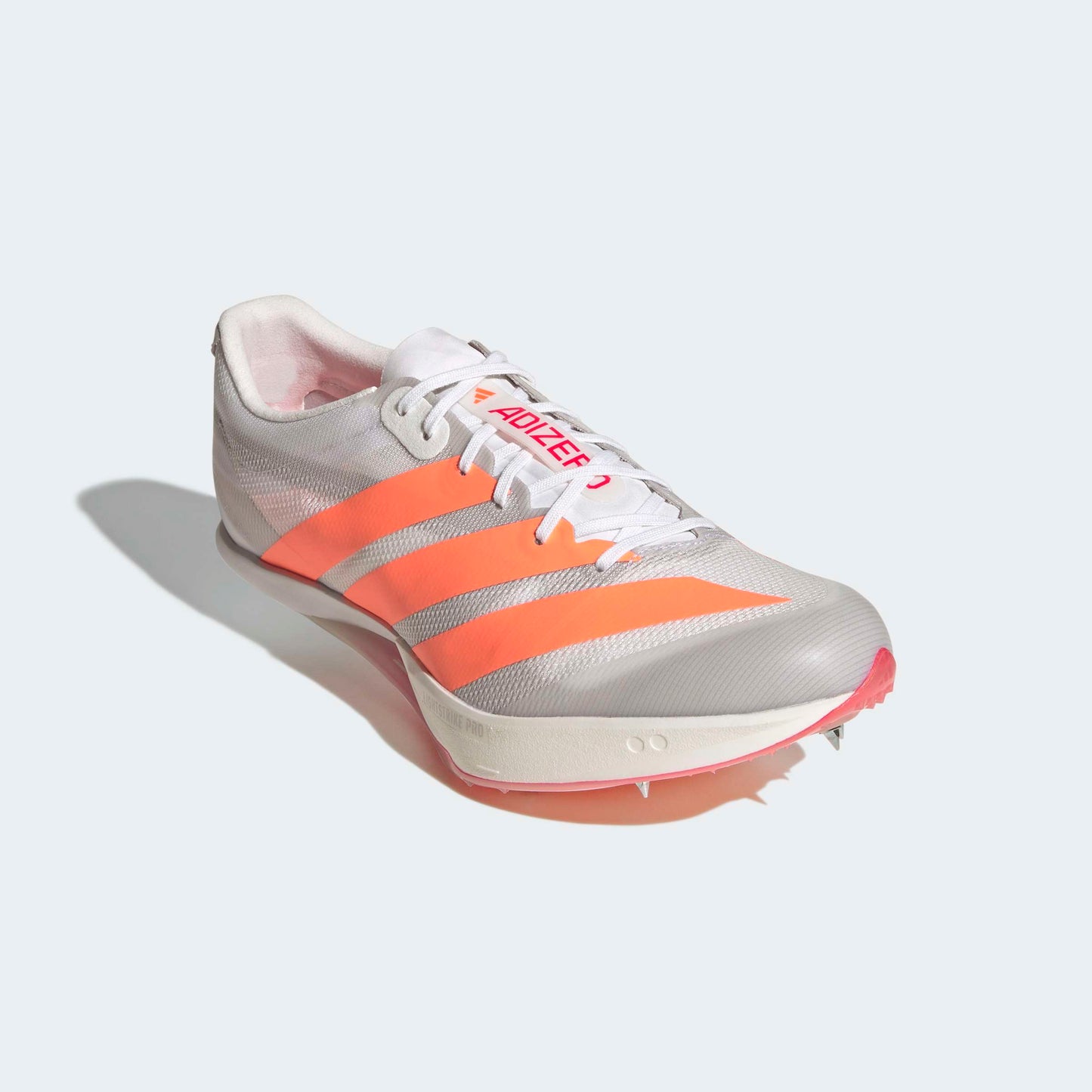 adidas Adizero Prime SP 4 Spikes | Cloud White / Lucid Orange / Lucid Red | Unisex