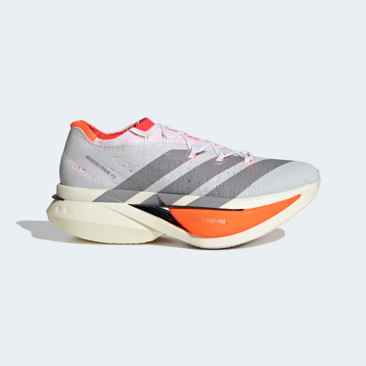adidas Adizero Prime X3 Strung | Cloud White / Cloud White / Lucid Red | Unisex