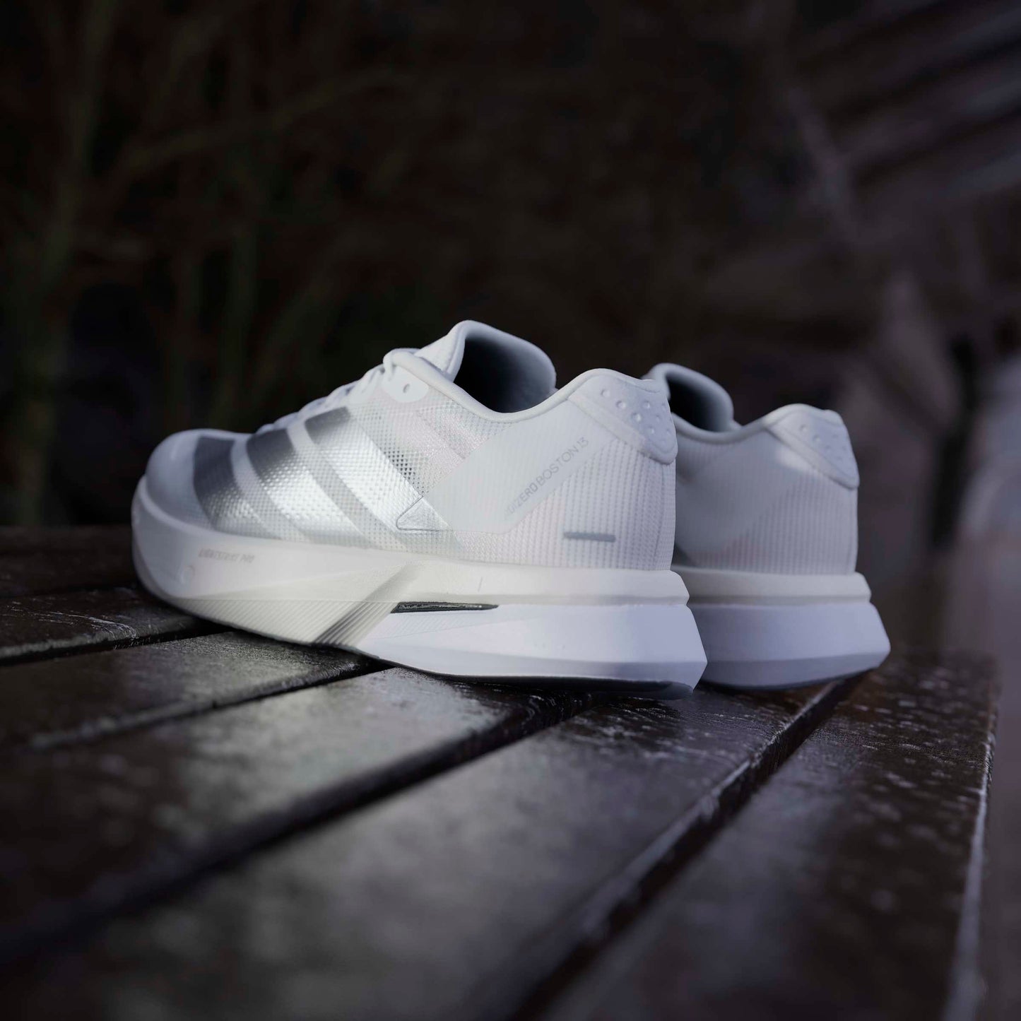 adidas Boston 13 | Cloud White / Matte Silver / Dash Grey | Womens