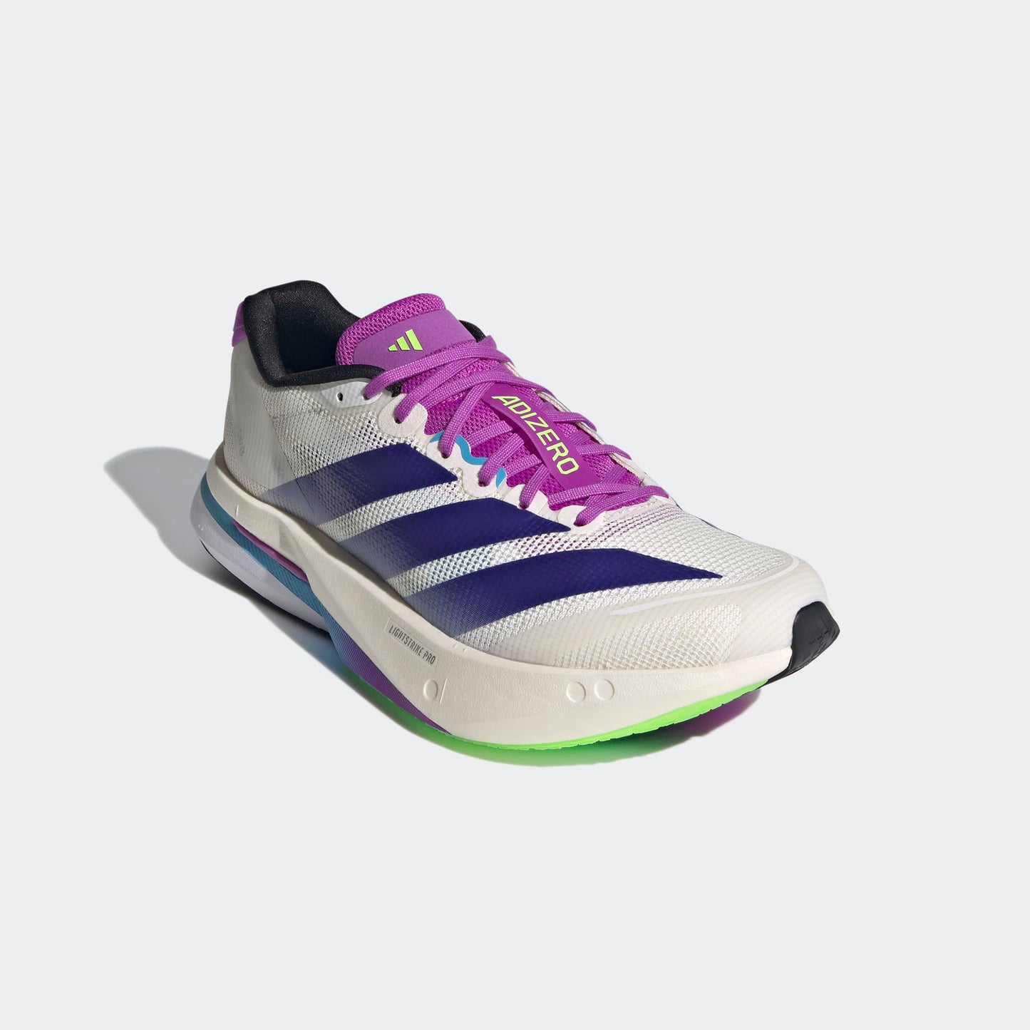 adidas Boston 13 | Core White / Collegiate Purple / Lime Burst | Womens