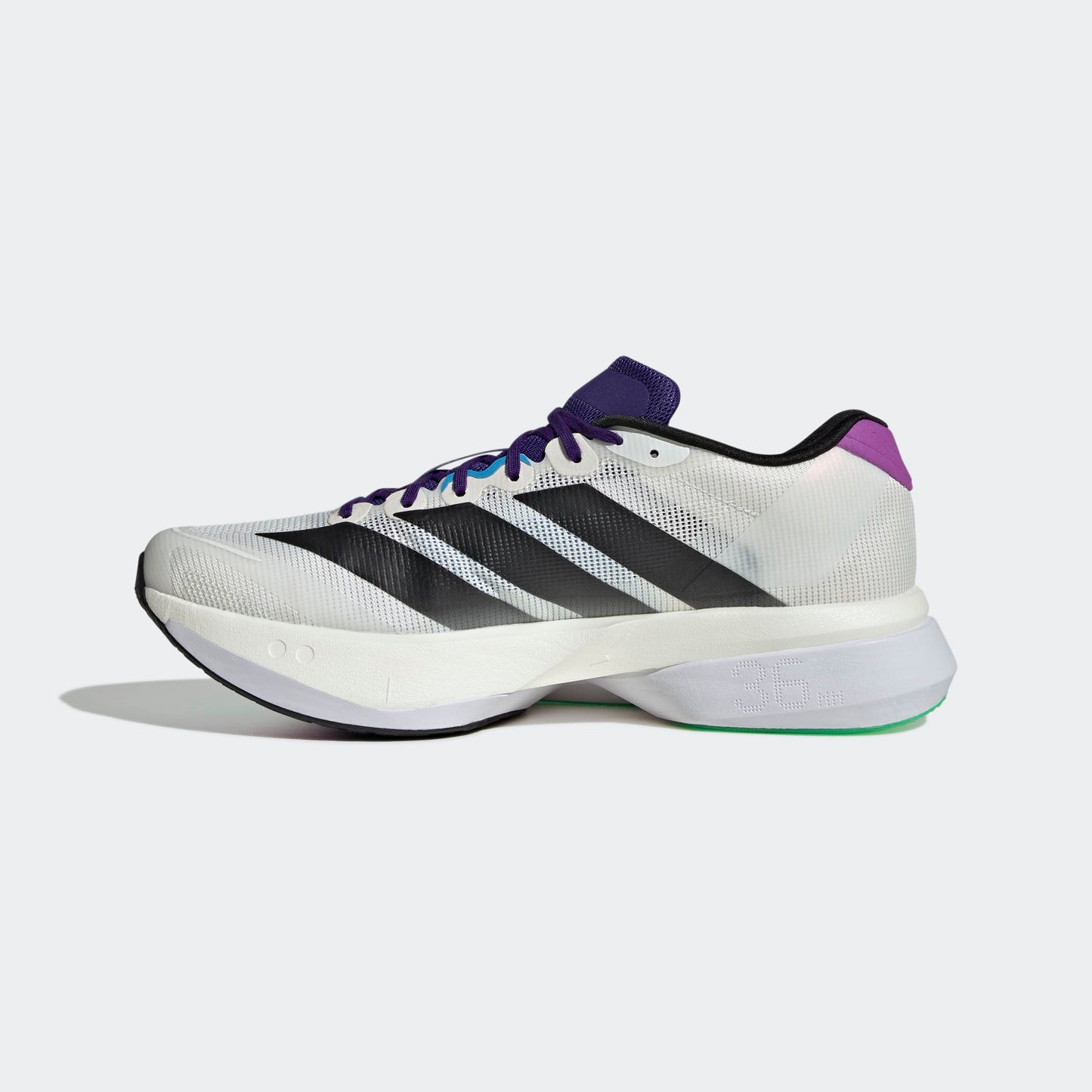 adidas Boston 13 | Core White / Core Black / Lime Burst | Mens
