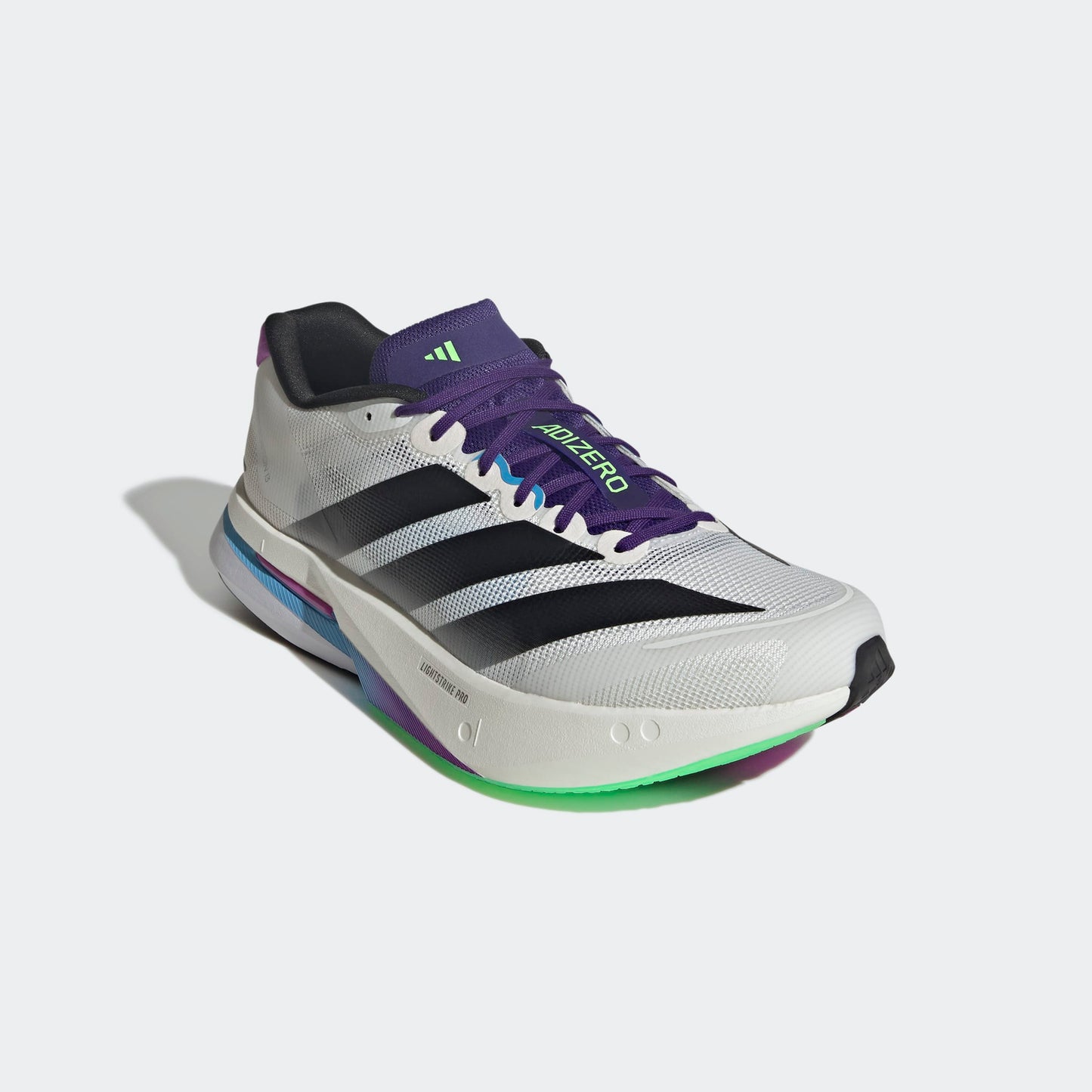 adidas Boston 13 | Core White / Core Black / Lime Burst | Mens