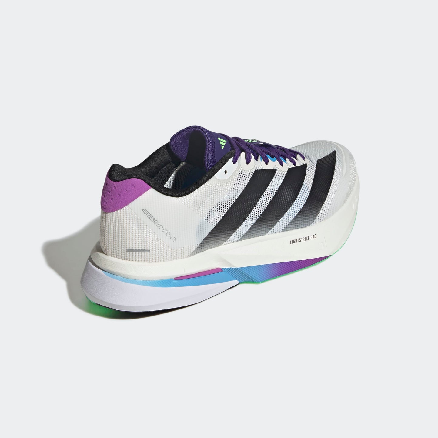 adidas Boston 13 | Core White / Core Black / Lime Burst | Mens