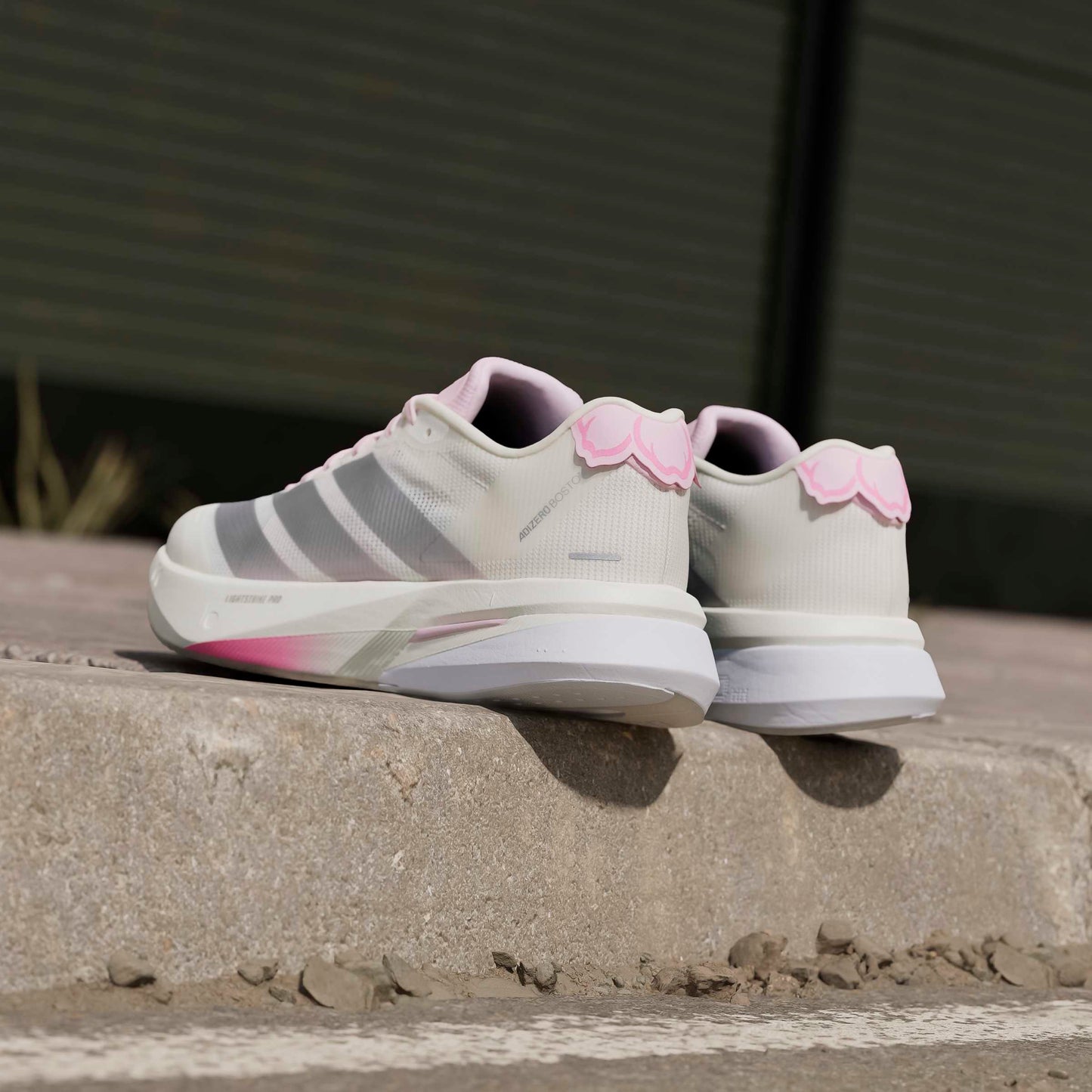 adidas Boston 13 | Core White / Silver Metallic / Clear Pink | Womens