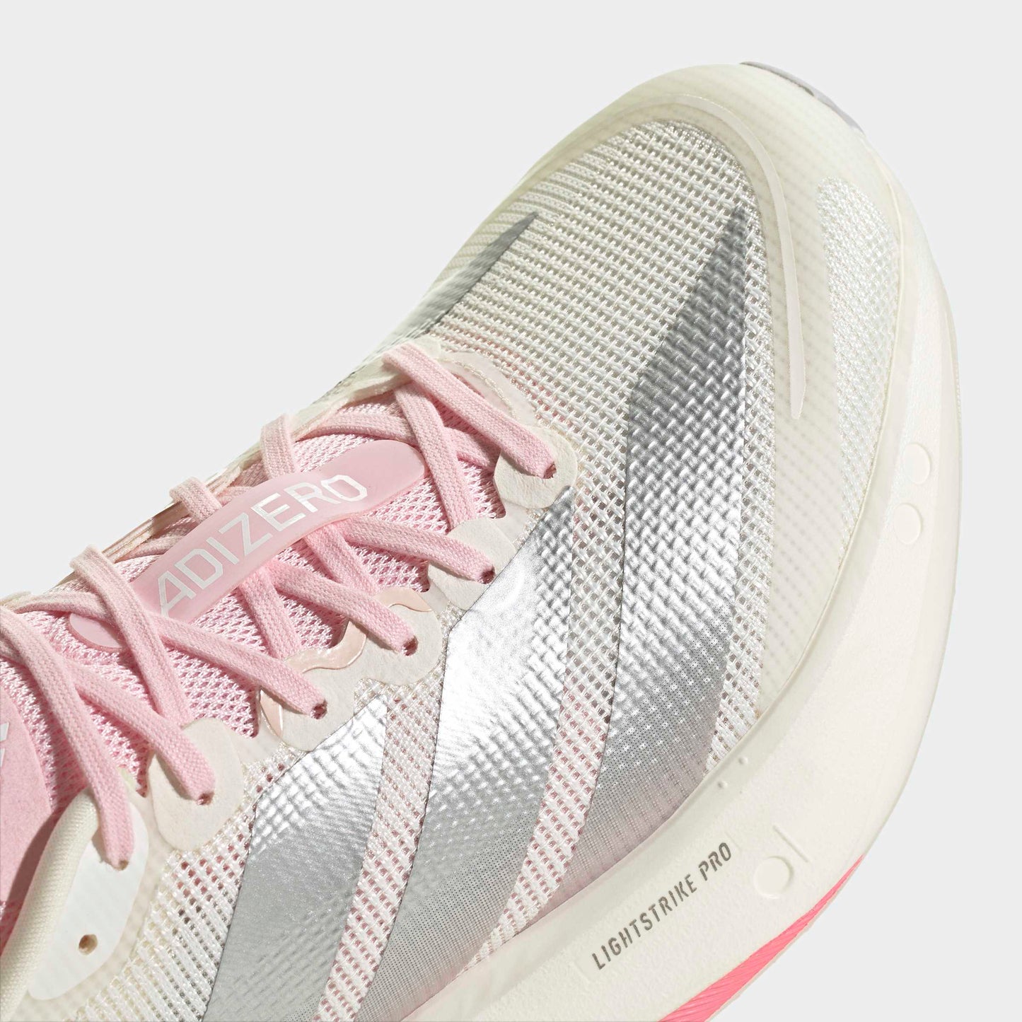 adidas Boston 13 | Core White / Silver Metallic / Clear Pink | Womens