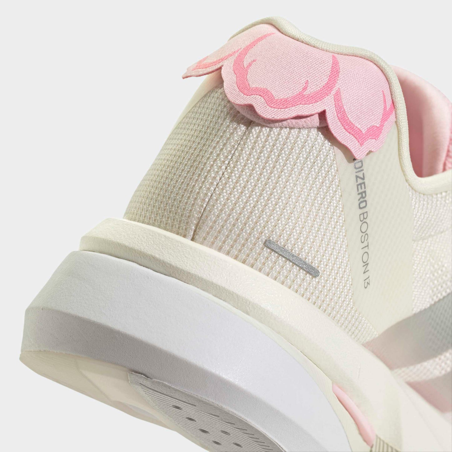 adidas Boston 13 | Core White / Silver Metallic / Clear Pink | Womens