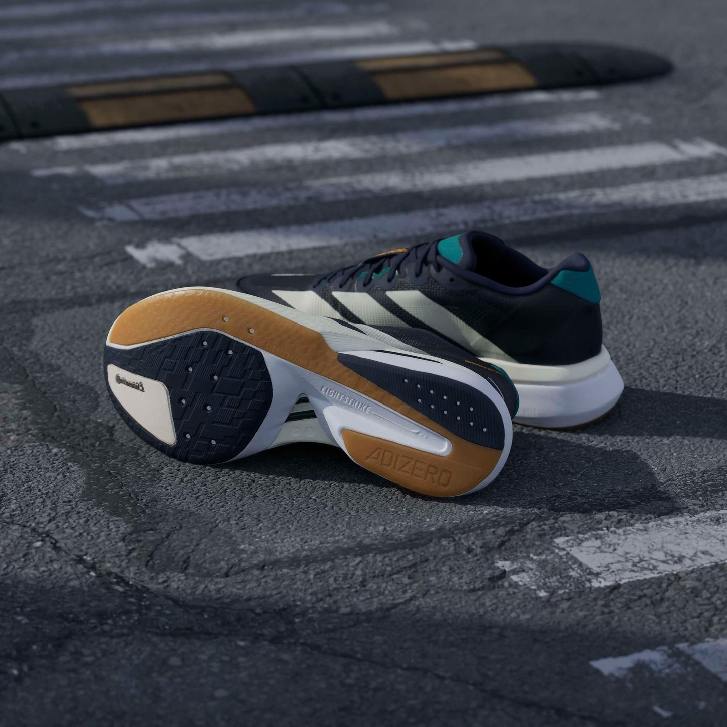 adidas Boston 13 | Night Indigo / Wonder White / Equipment Green | Mens