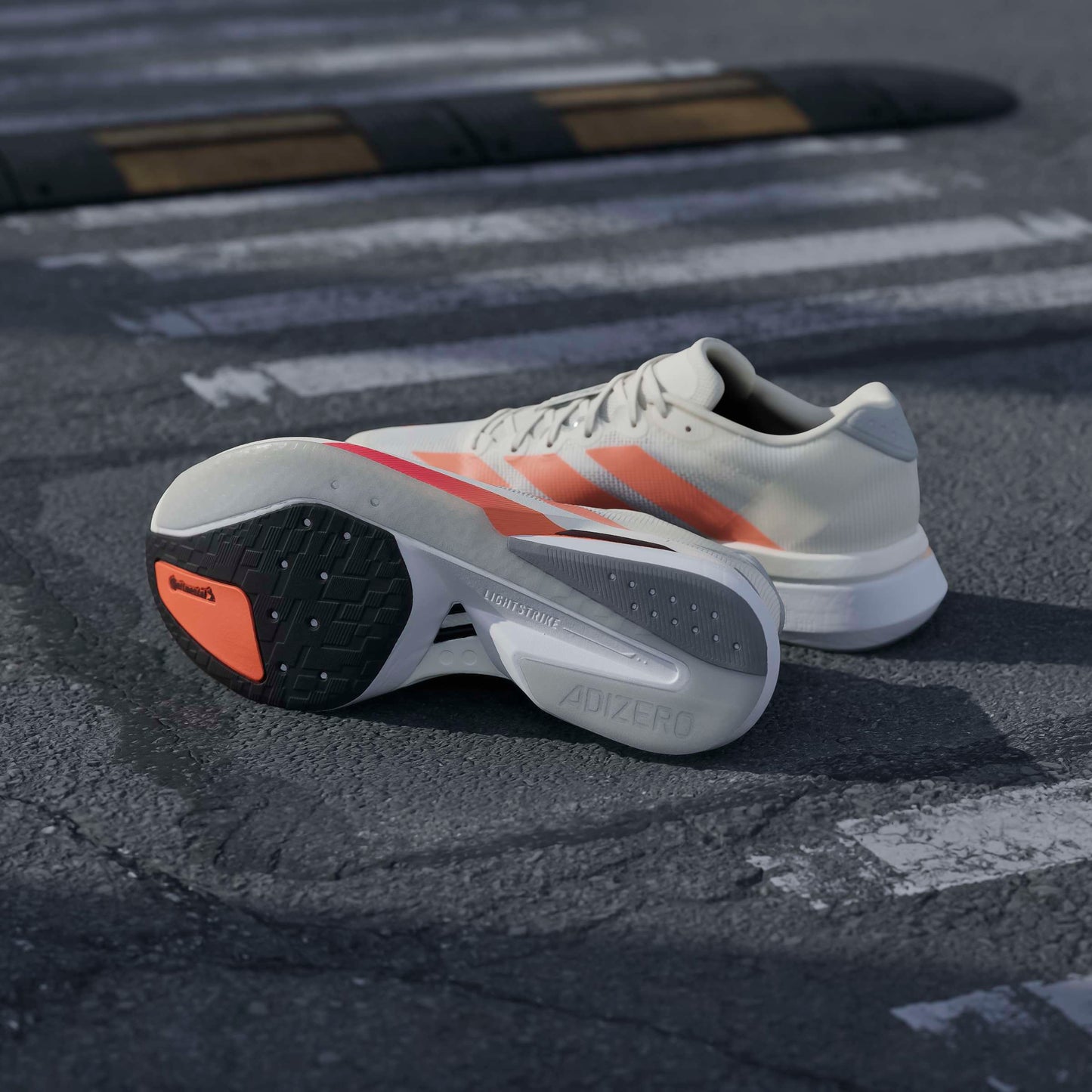 adidas Boston 13 | Off White / Lucid Orange / Grey | Mens