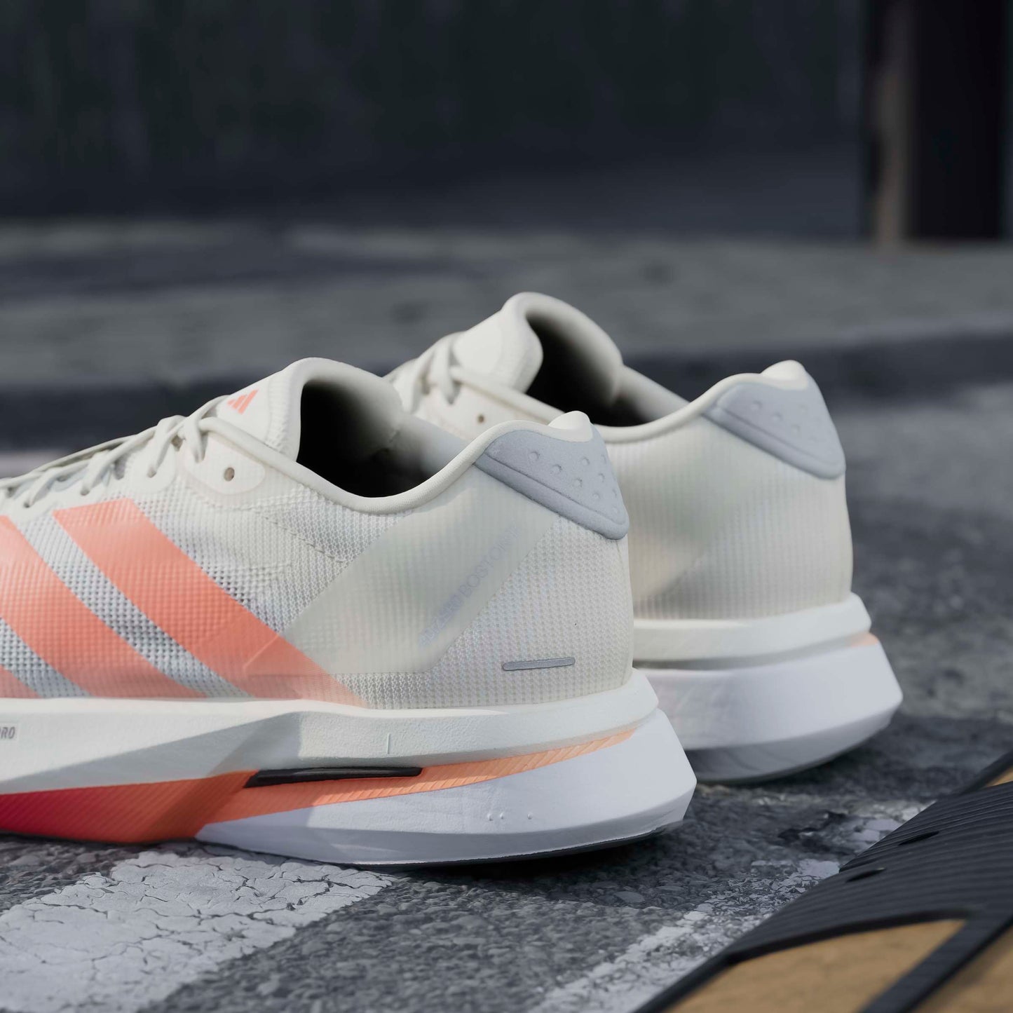 adidas Boston 13 | Off White / Lucid Orange / Grey | Mens