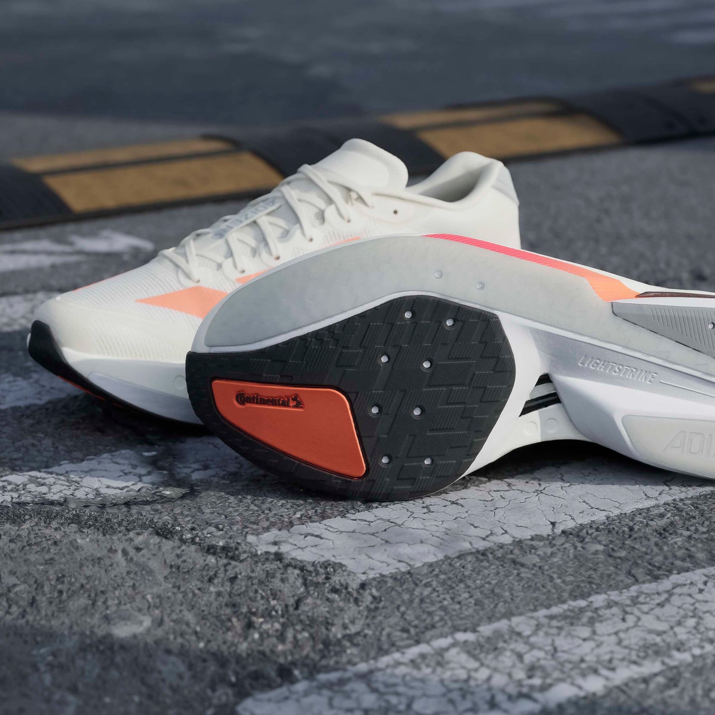 adidas Boston 13 | Off White / Lucid Orange / Grey | Mens