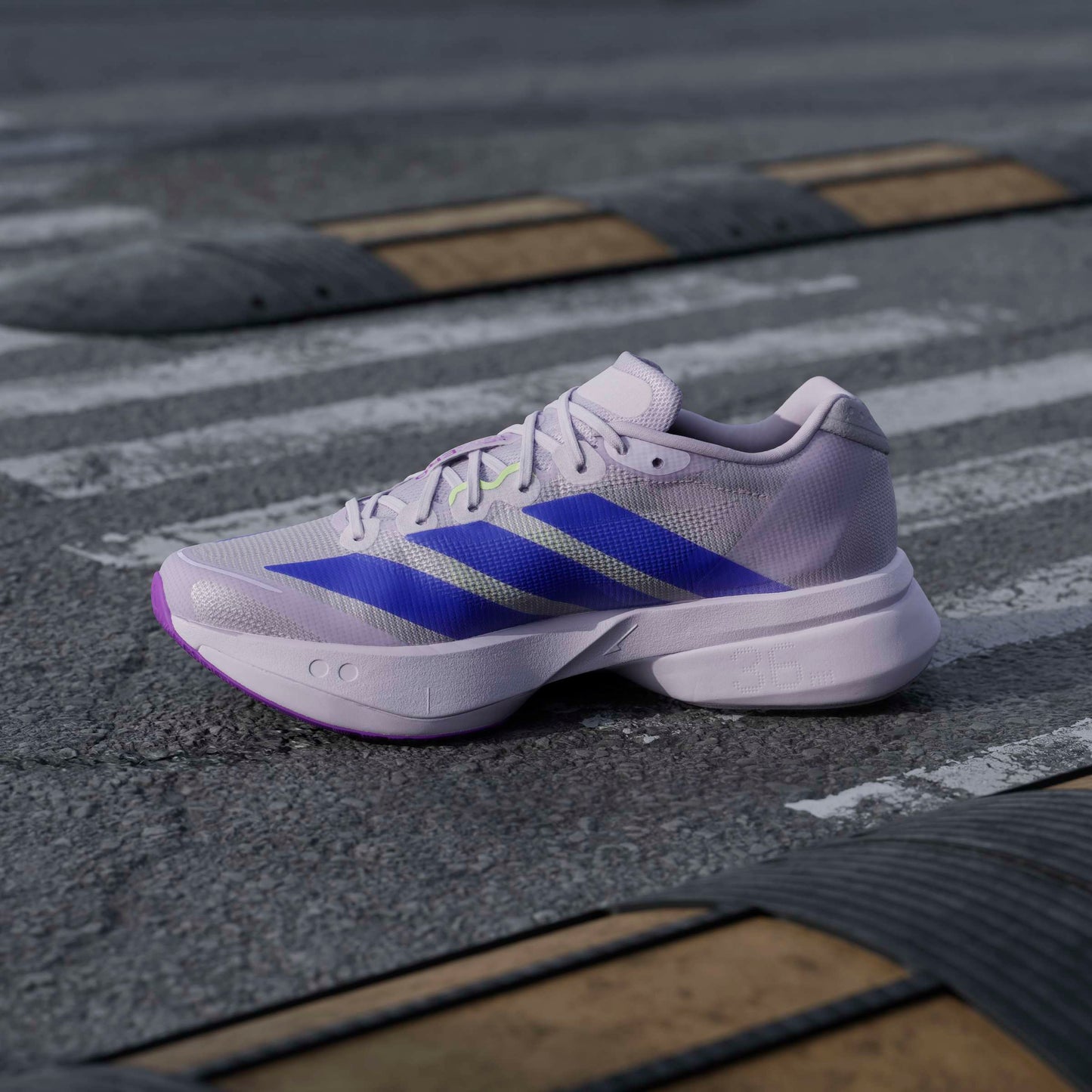 adidas Boston 13 | Purple Tint / Solar Purple / Green Spark | Womens