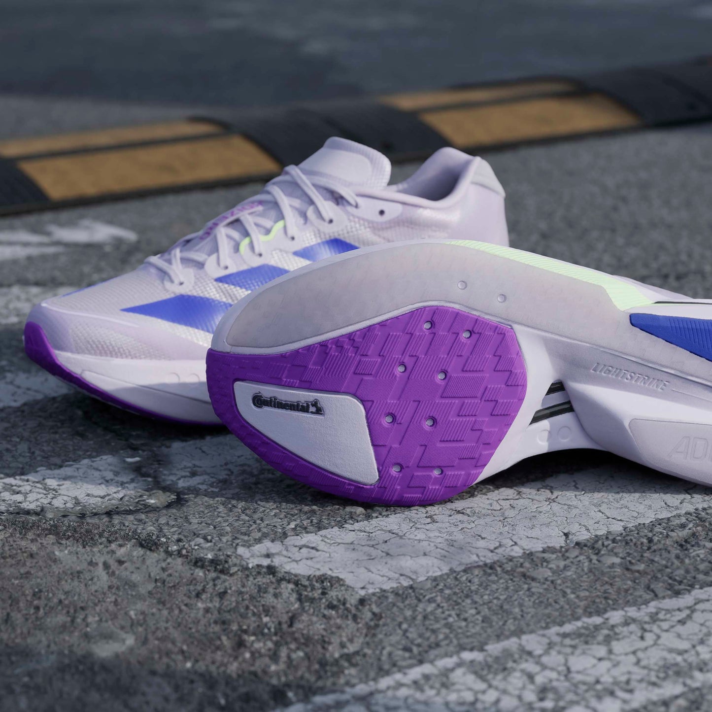 adidas Boston 13 | Purple Tint / Solar Purple / Green Spark | Womens