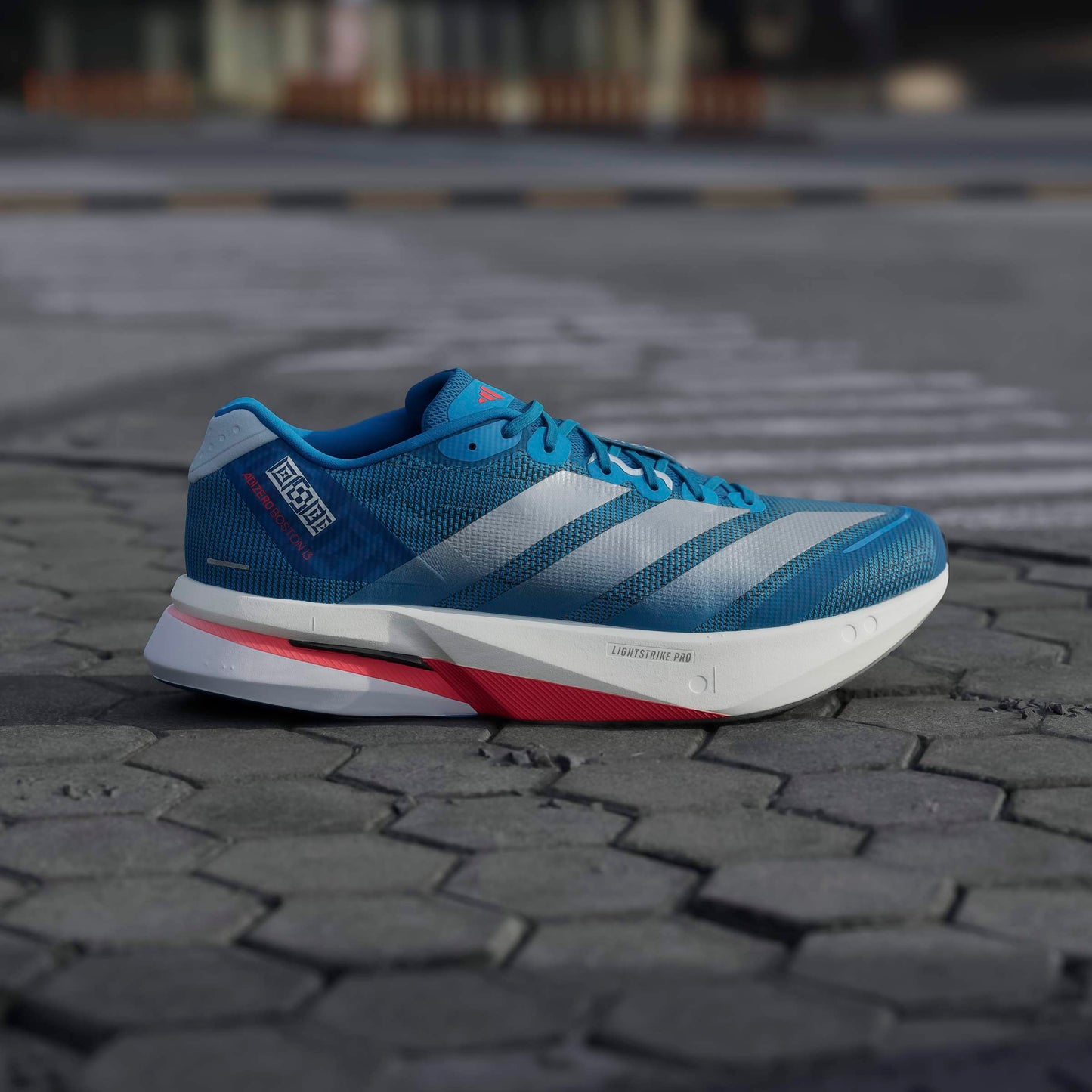 adidas Boston 13 | Solar Blue / Silver Metallic / Dark Solar Blue | Mens