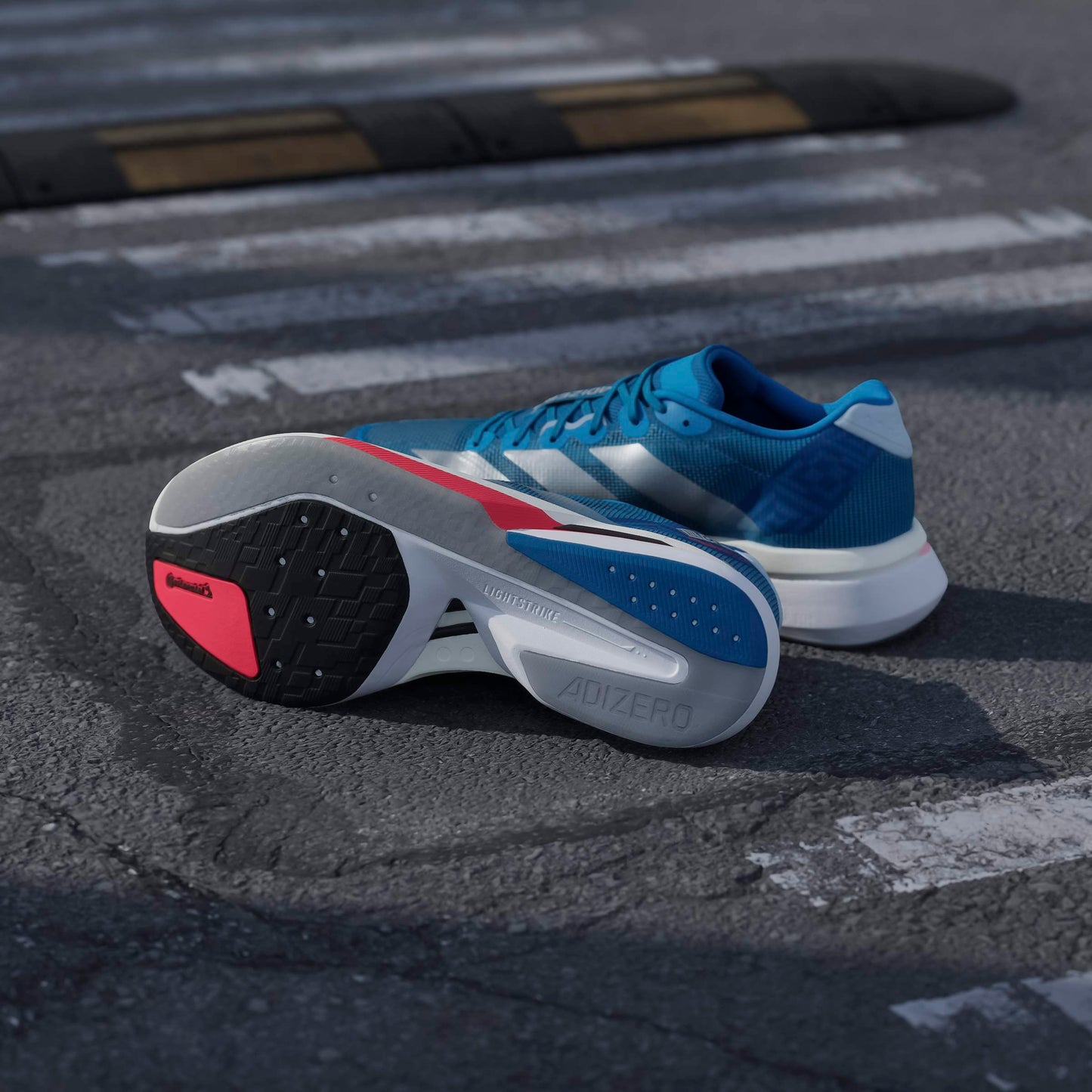 adidas Boston 13 | Solar Blue / Silver Metallic / Dark Solar Blue | Mens