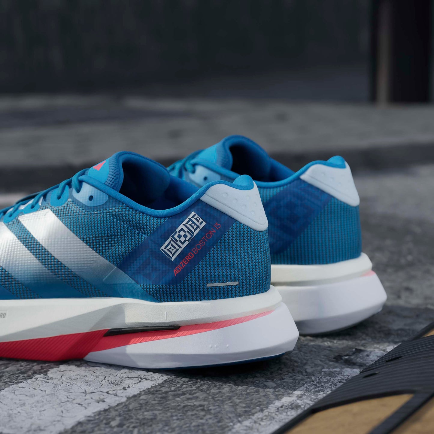 adidas Boston 13 | Solar Blue / Silver Metallic / Dark Solar Blue | Mens