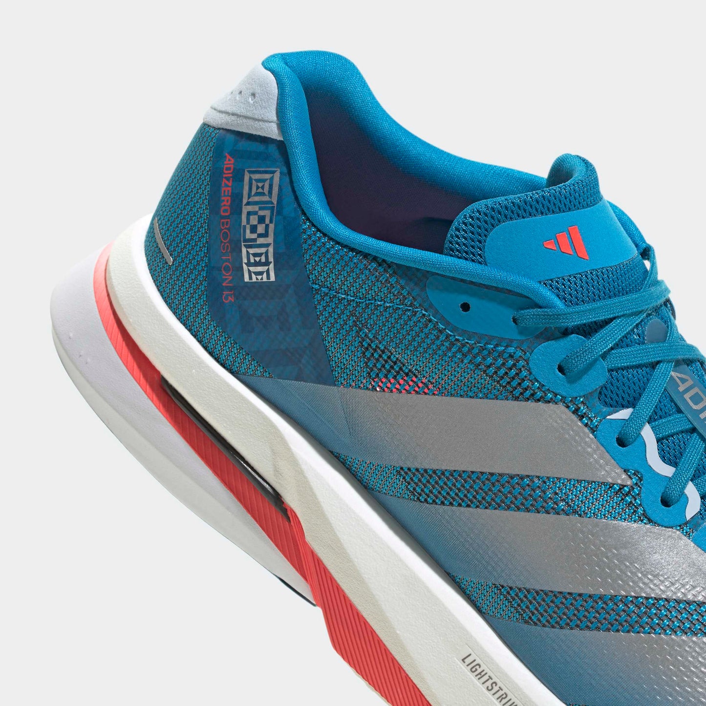 adidas Boston 13 | Solar Blue / Silver Metallic / Dark Solar Blue | Mens