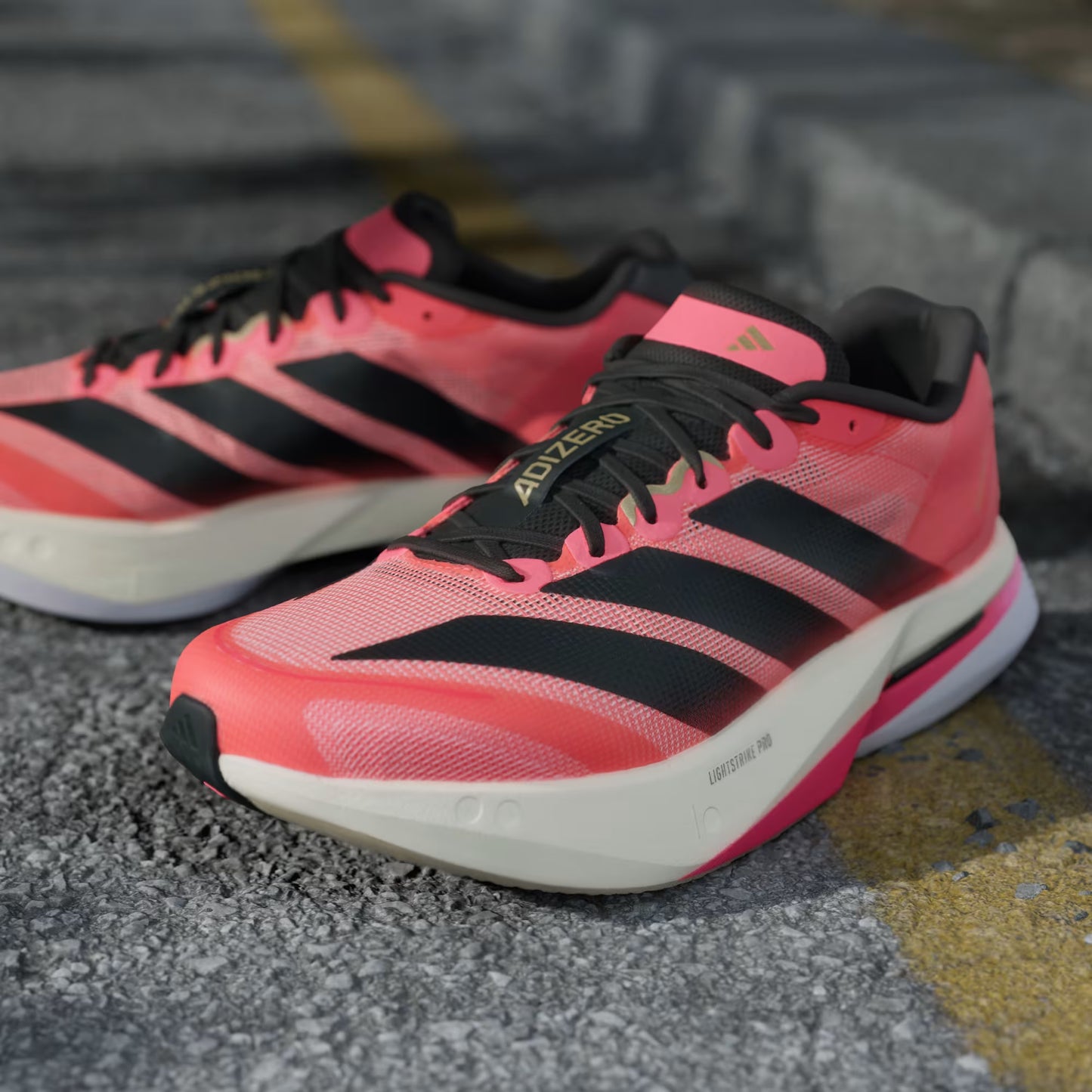 adidas Boston 13 | Solar Turbo / Carbon / Charcoal | Mens