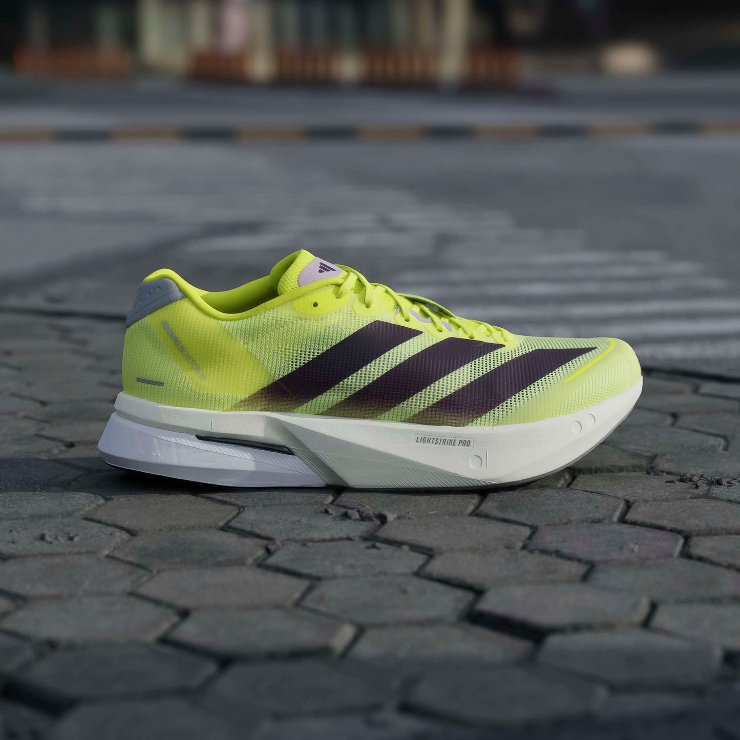 adidas Boston 13 | Solar Yellow / Aurora Plum / Powder Plum | Mens