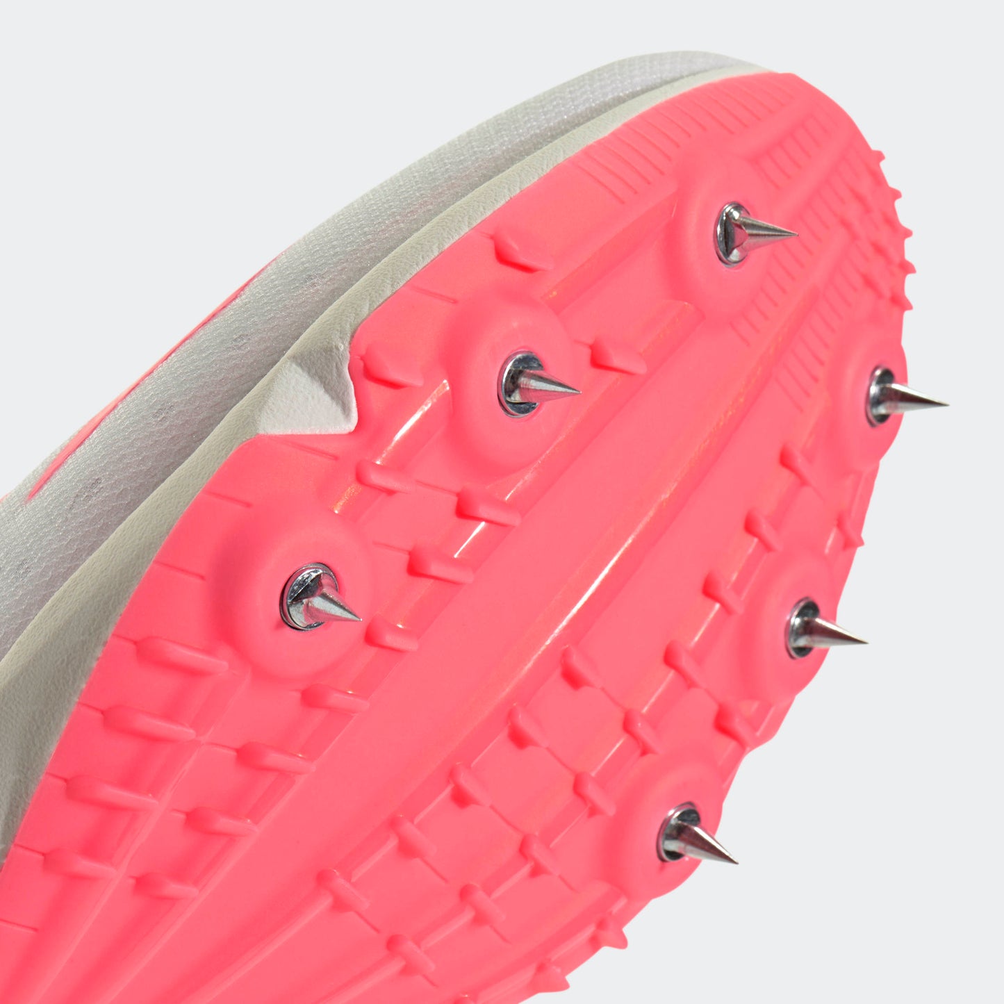 adidas Distancestar Spikes | Cloud White / Solar Turbo / Gold Metallic | Unisex
