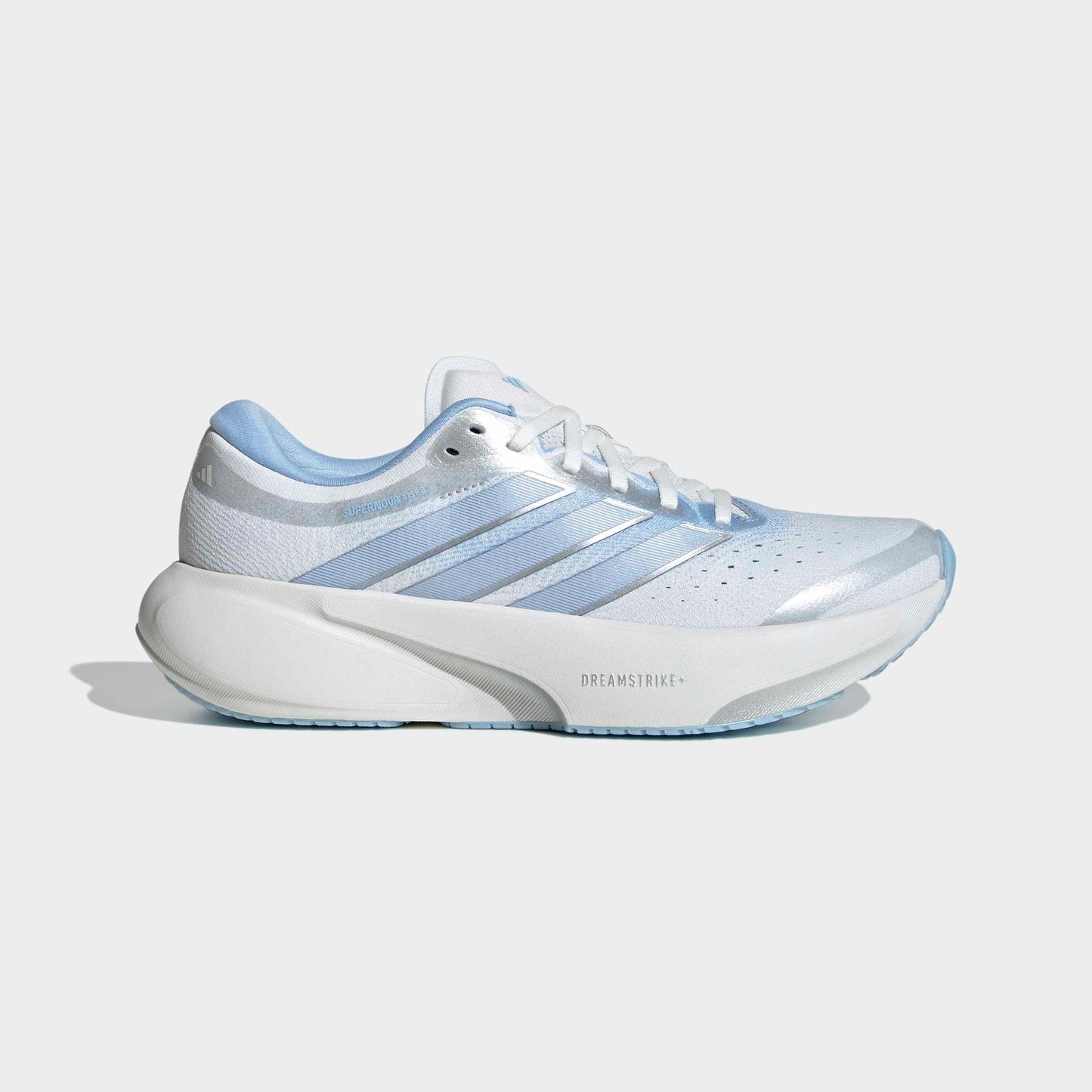 adidas Supernova Rise 3 | Crystal White / Glow Blue / Silver Metallic | Womens
