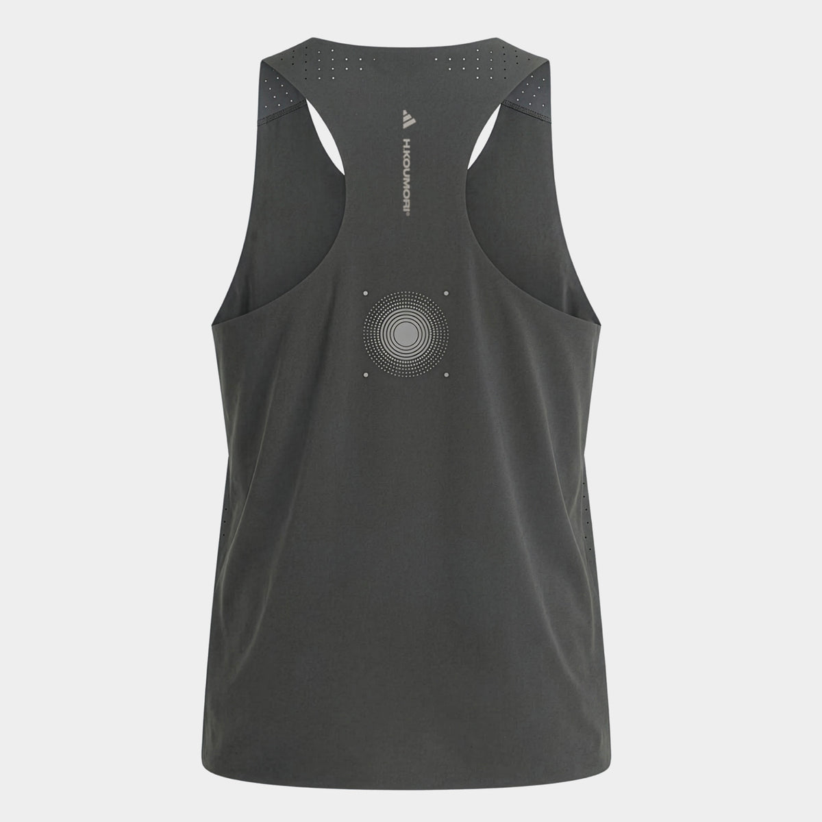 adidas H.Koumori Running Singlet | Charcoal | Mens