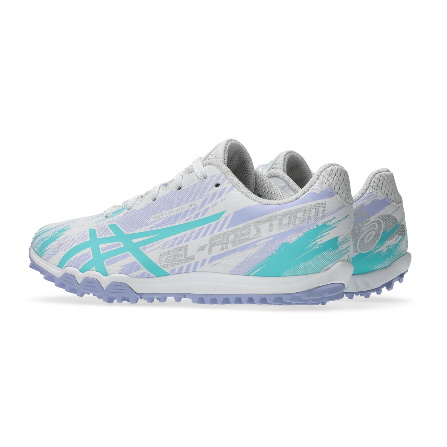 Asics Gel-Firestorm 5 Waffle | White / Ice Mint | Kids