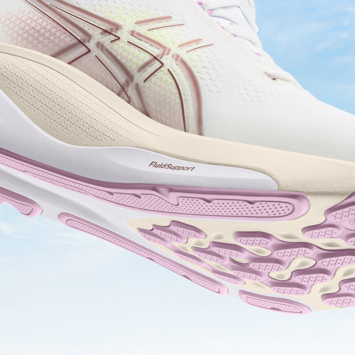 Asics Gel-Kayano 33 | White / Hazy Lilac | Womens