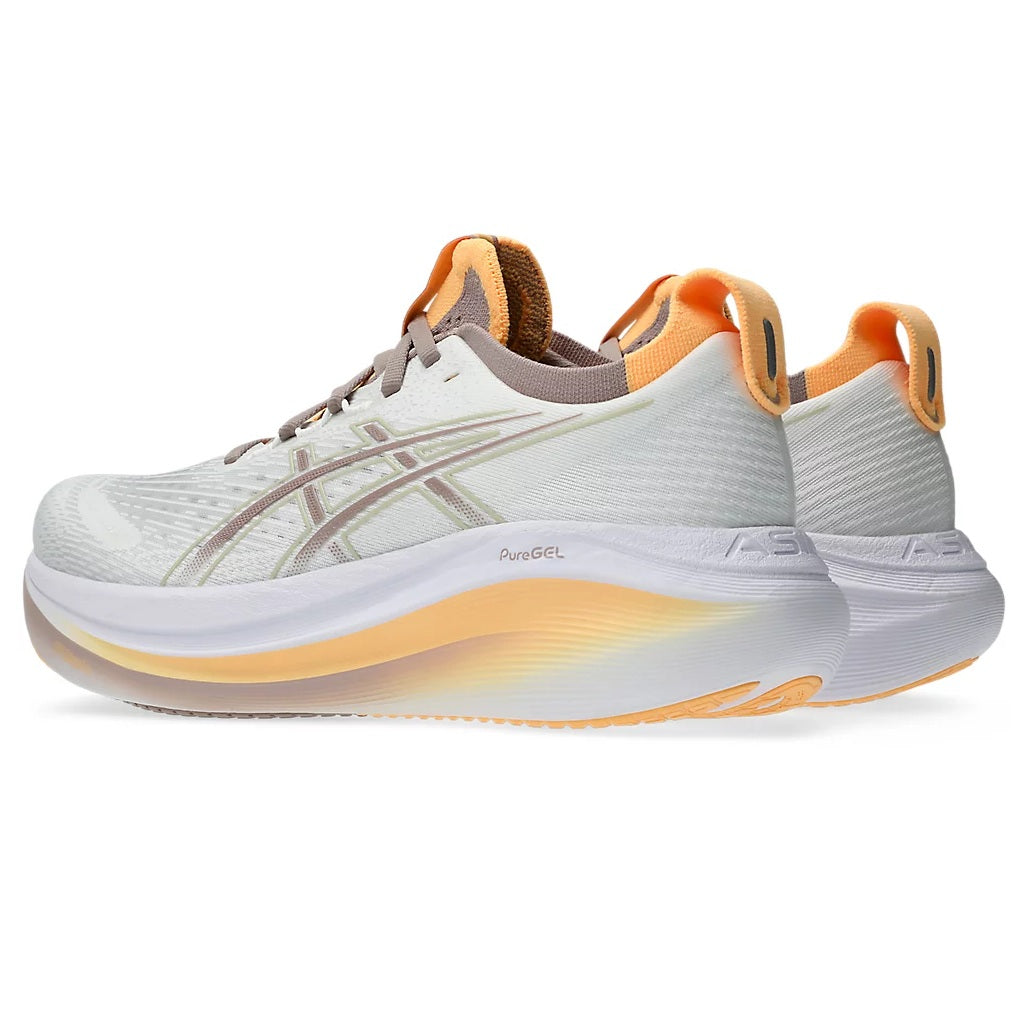 Asics Gel-Nimbus 27 | White / Fawn | Womens