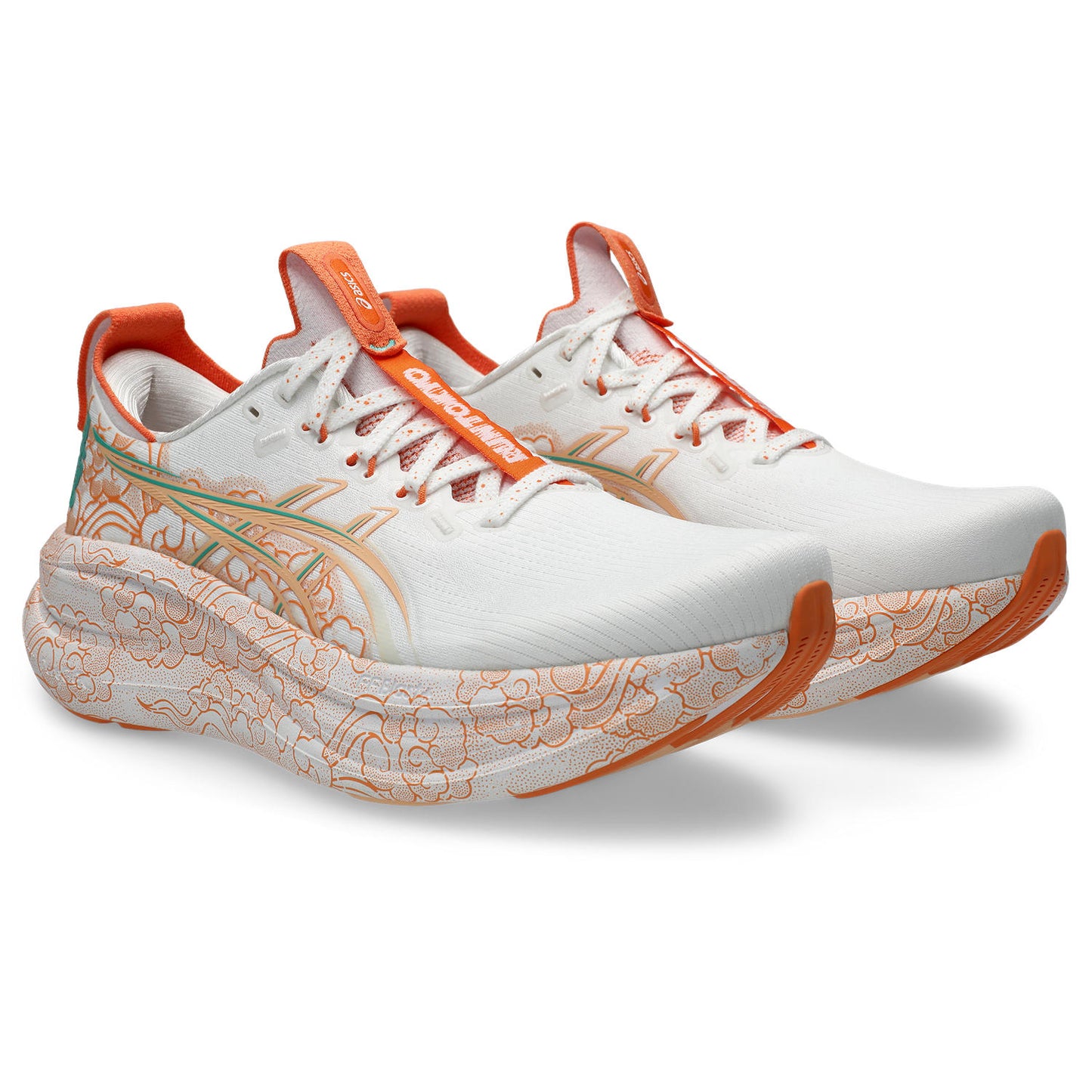 Asics Gel-Nimbus 28 Tokyo | White / Apricot Crush | Unisex