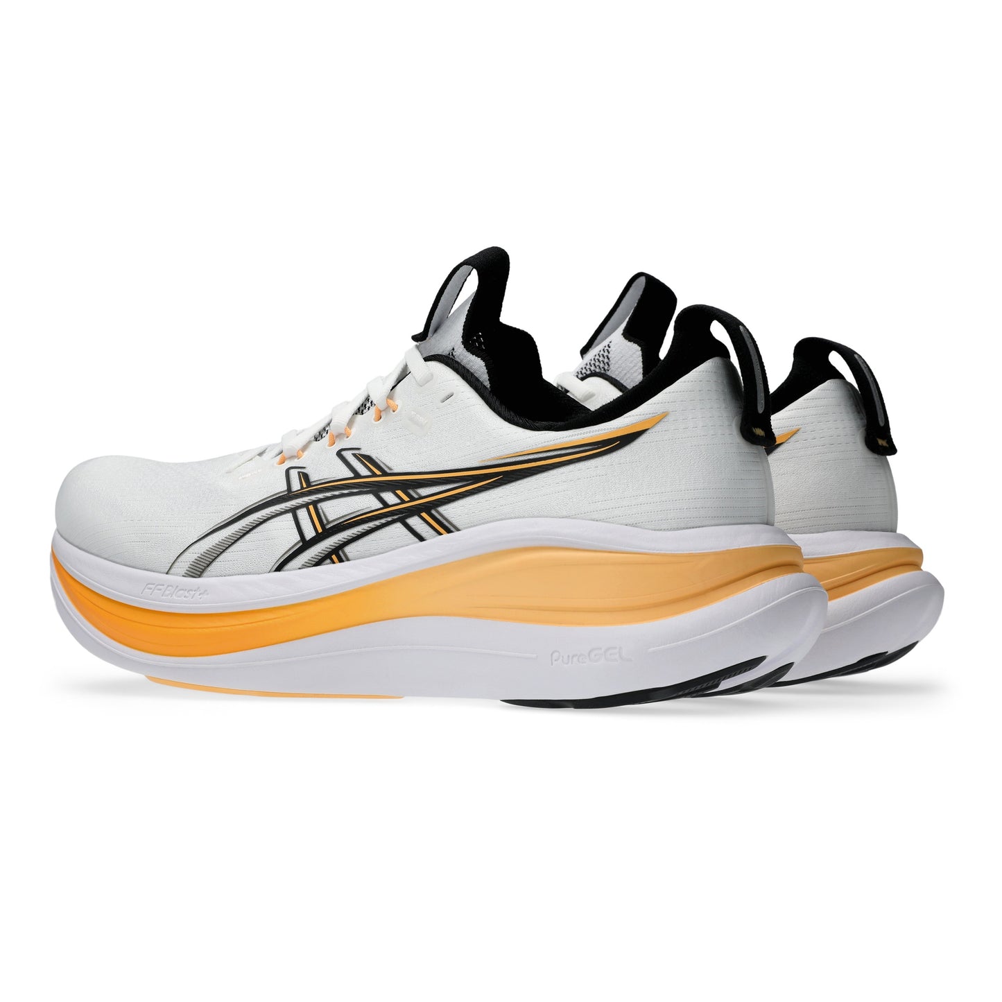 Asics Gel-Nimbus 28 | White / Stadium Orange | Mens