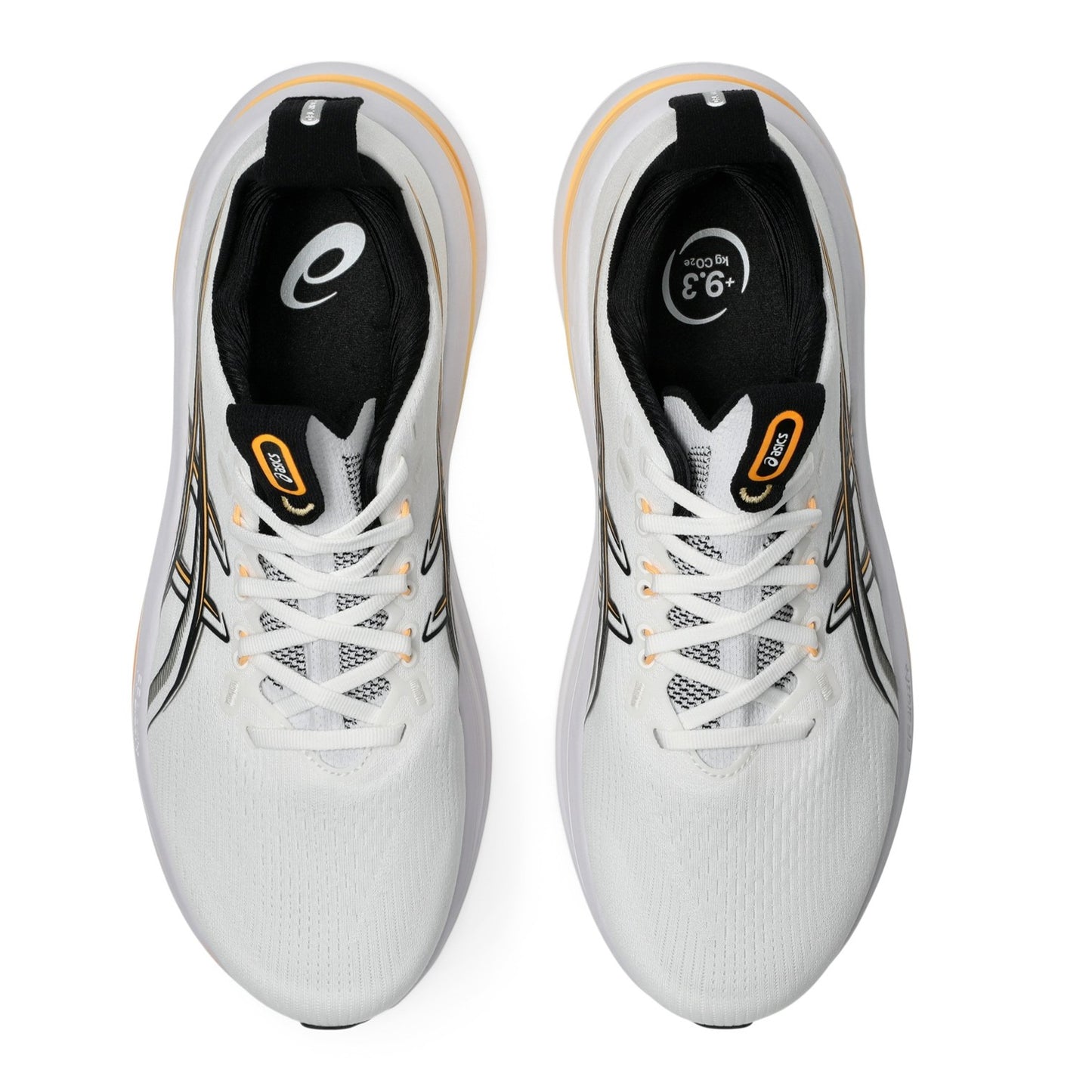 Asics Gel-Nimbus 28 | White / Stadium Orange | Mens