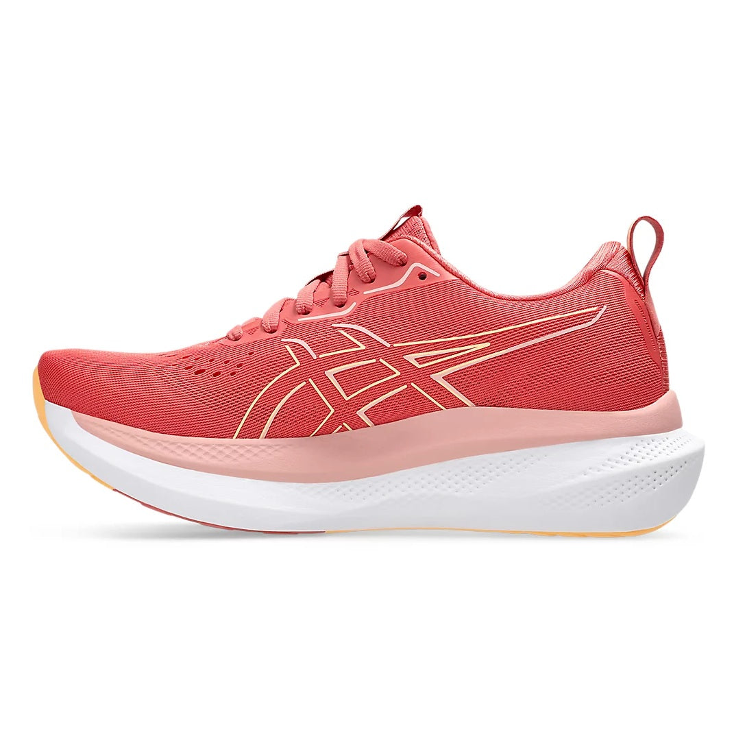 Asics Glideride Max Wide | Dark Pink Clay / Orange Glow | Womens
