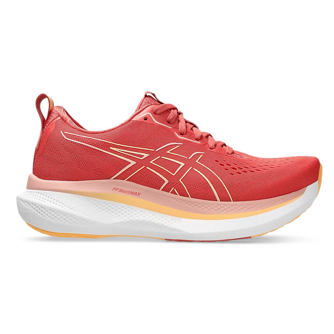 Asics Glideride Max Wide | Dark Pink Clay / Orange Glow | Womens