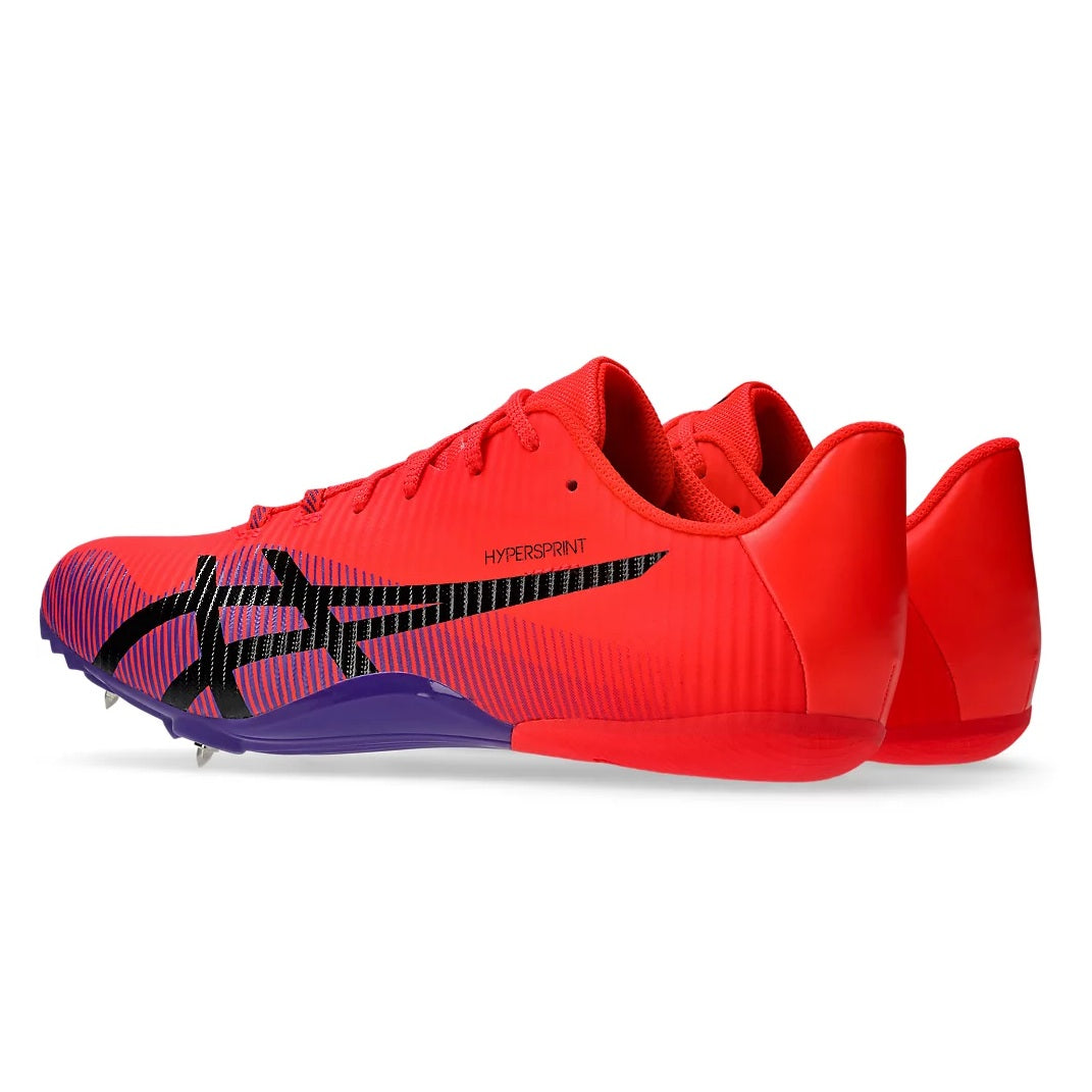 Asics Hyper Sprint 8 Spikes | Flash Red / Black | Unisex