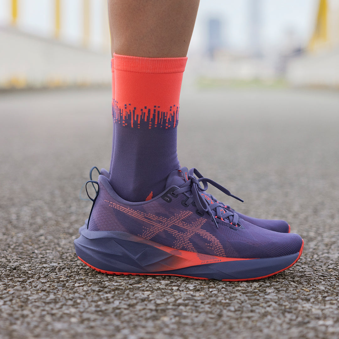 Asics Novablast 5 | Greyish Purple / Coral Reef | Mens