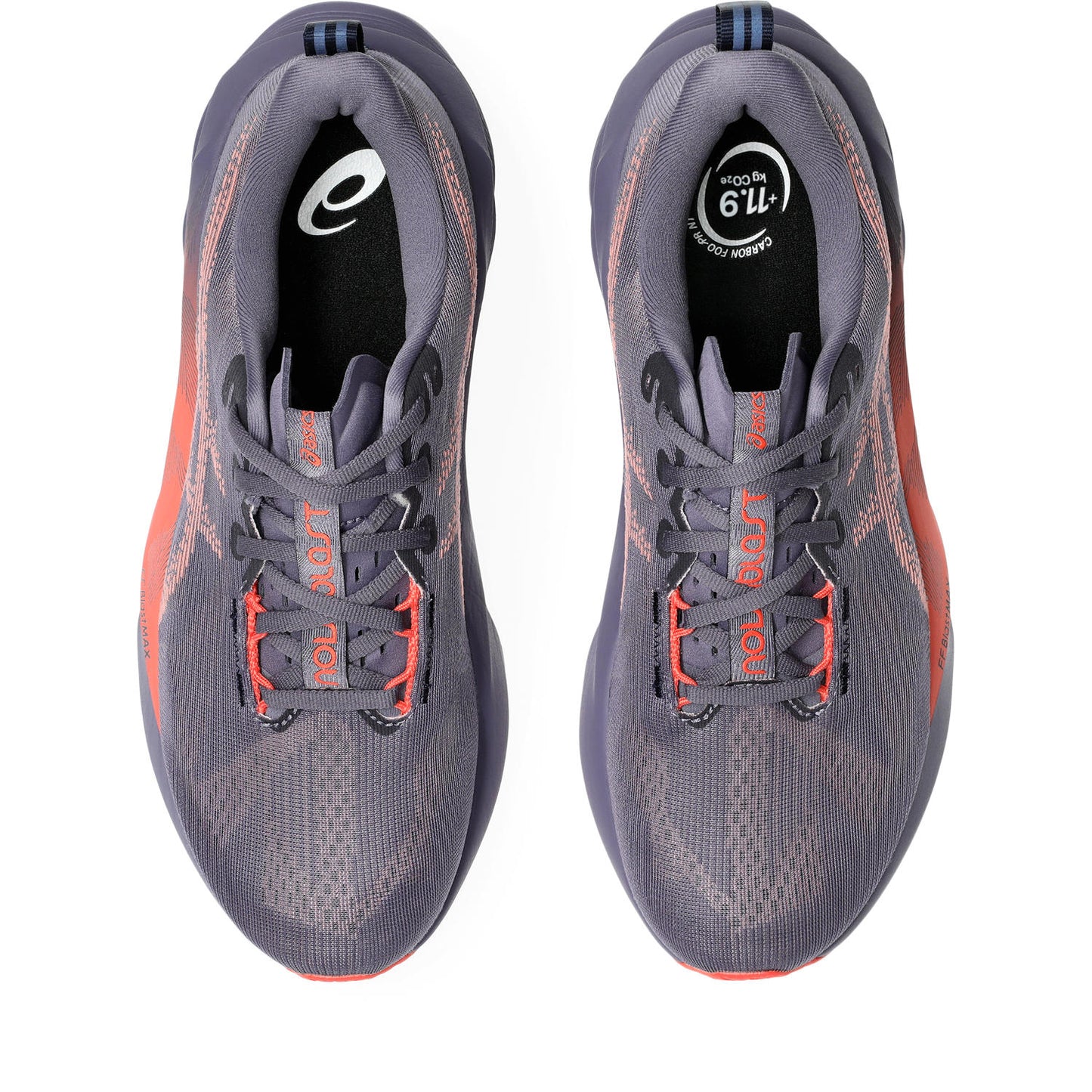 Asics Novablast 5 | Greyish Purple / Coral Reef | Mens
