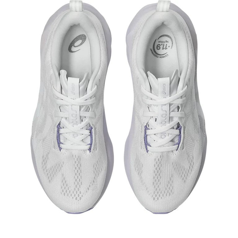 Asics Novablast 5 Wide | White / Lilac Hint | Womens